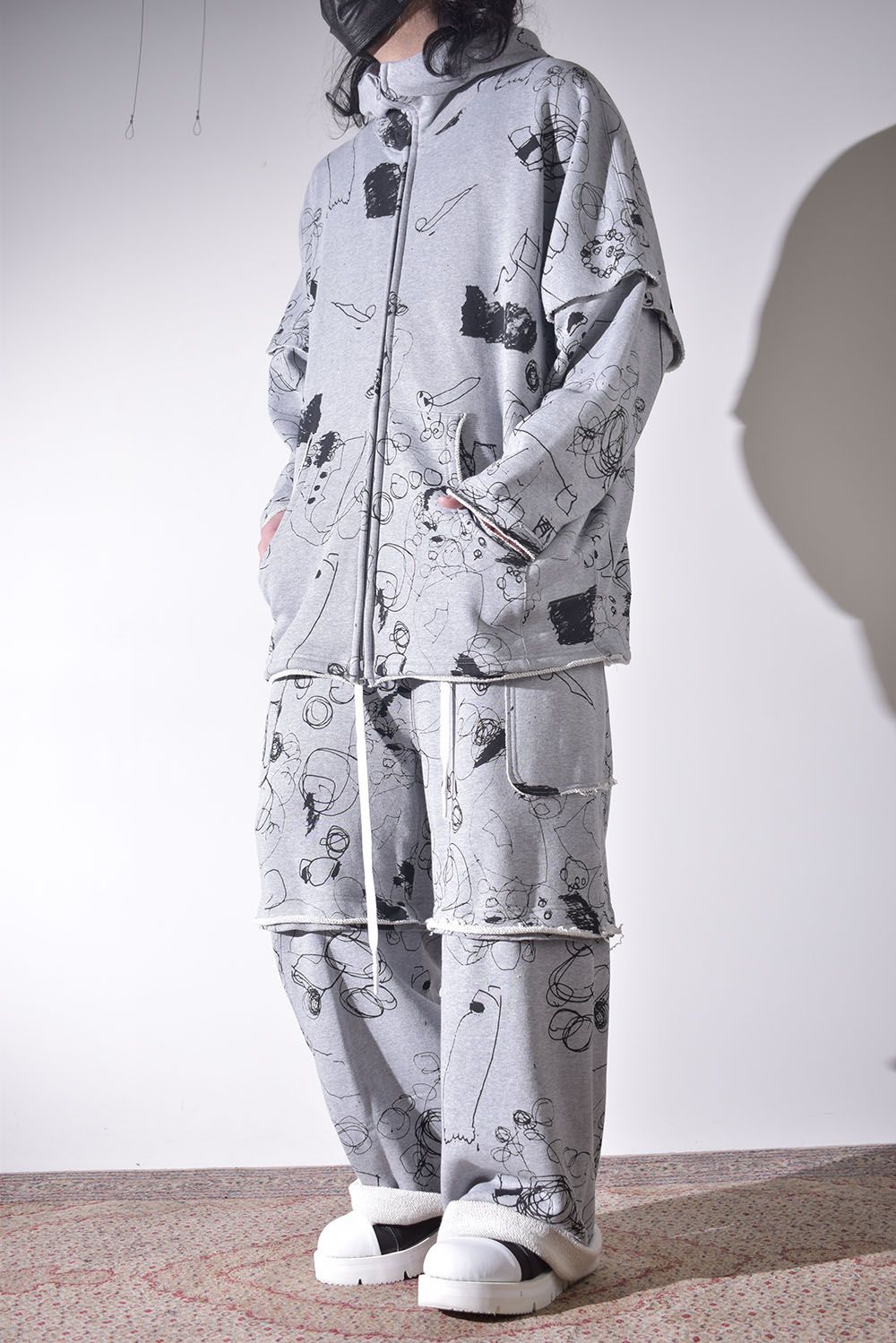 春夏のラフなスウェット