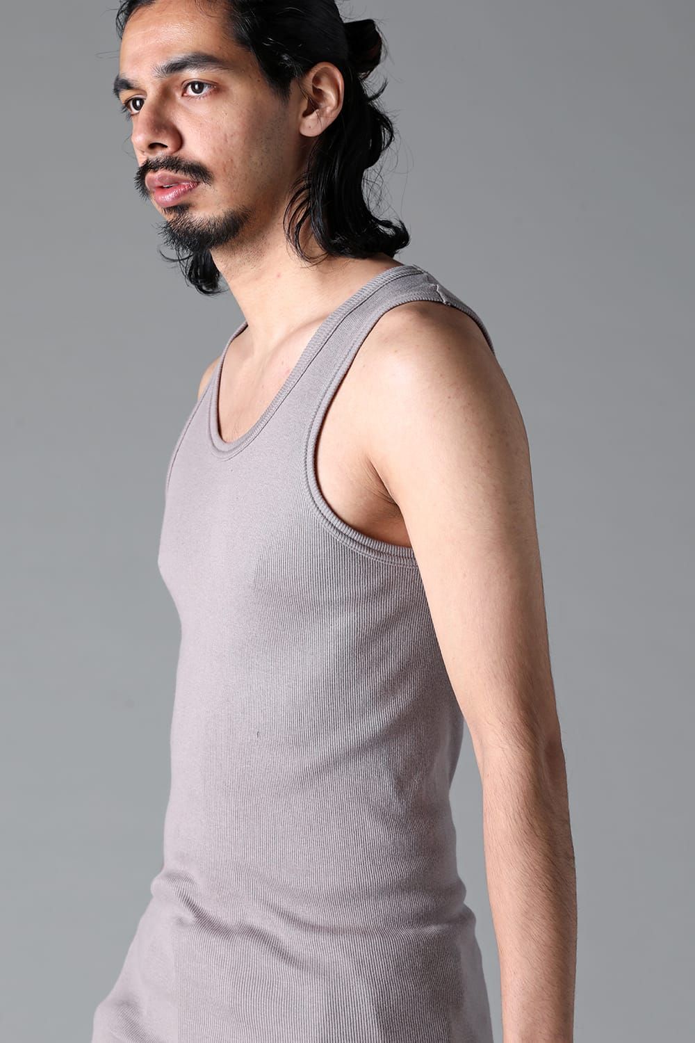 《2025AW先行予約》Rib Tank Top"Black / White /G.Beige / Grey / L.Beige" / リブタンクトップ"ブラック/ホワイト/グレーベージュ/グレー/ライトベージュ"