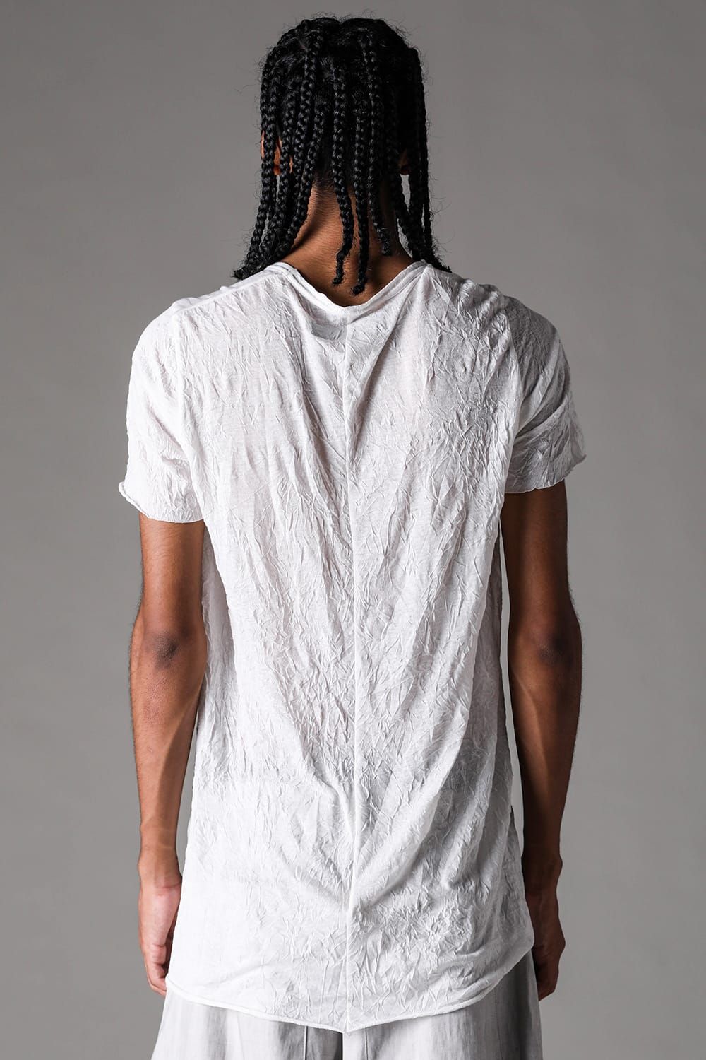 《2027SS先行予約》Washed Guize Crew Neck Tee"Black / White /L.Grey /Grey" / ウォッシュドガーゼクルーネックTee"ブラック / ホワイト /ライトグレー /グレー"
