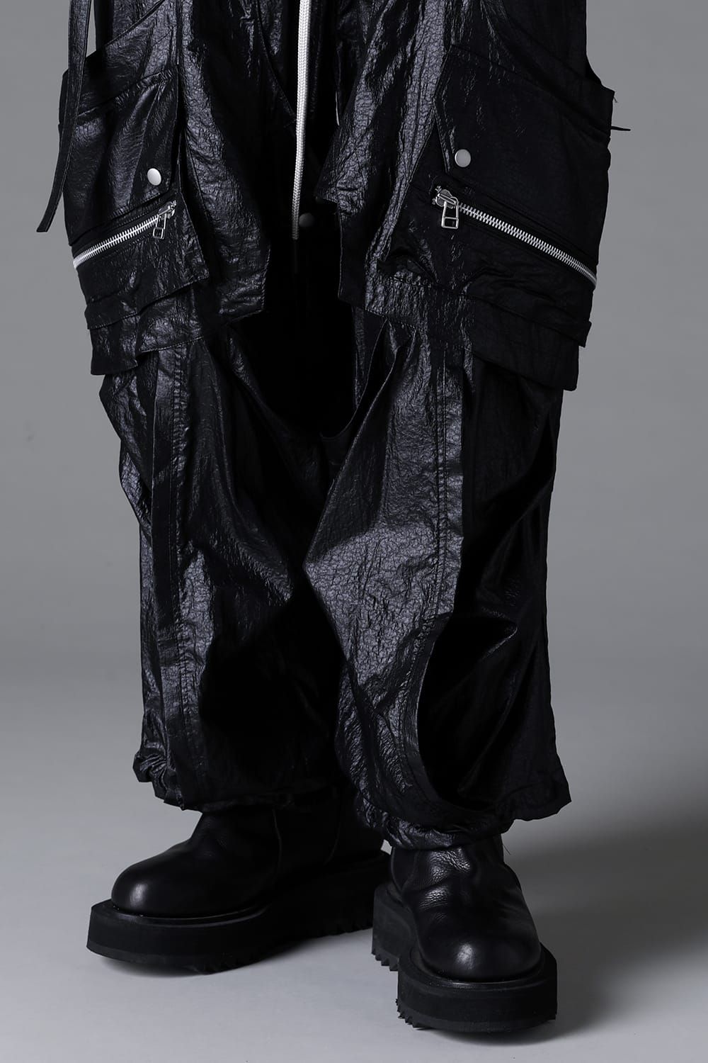 《2026SS先行予約》Parachute Cargo Wide Pants"Black" / パラシュートカーゴワイドパンツ"ブラック"