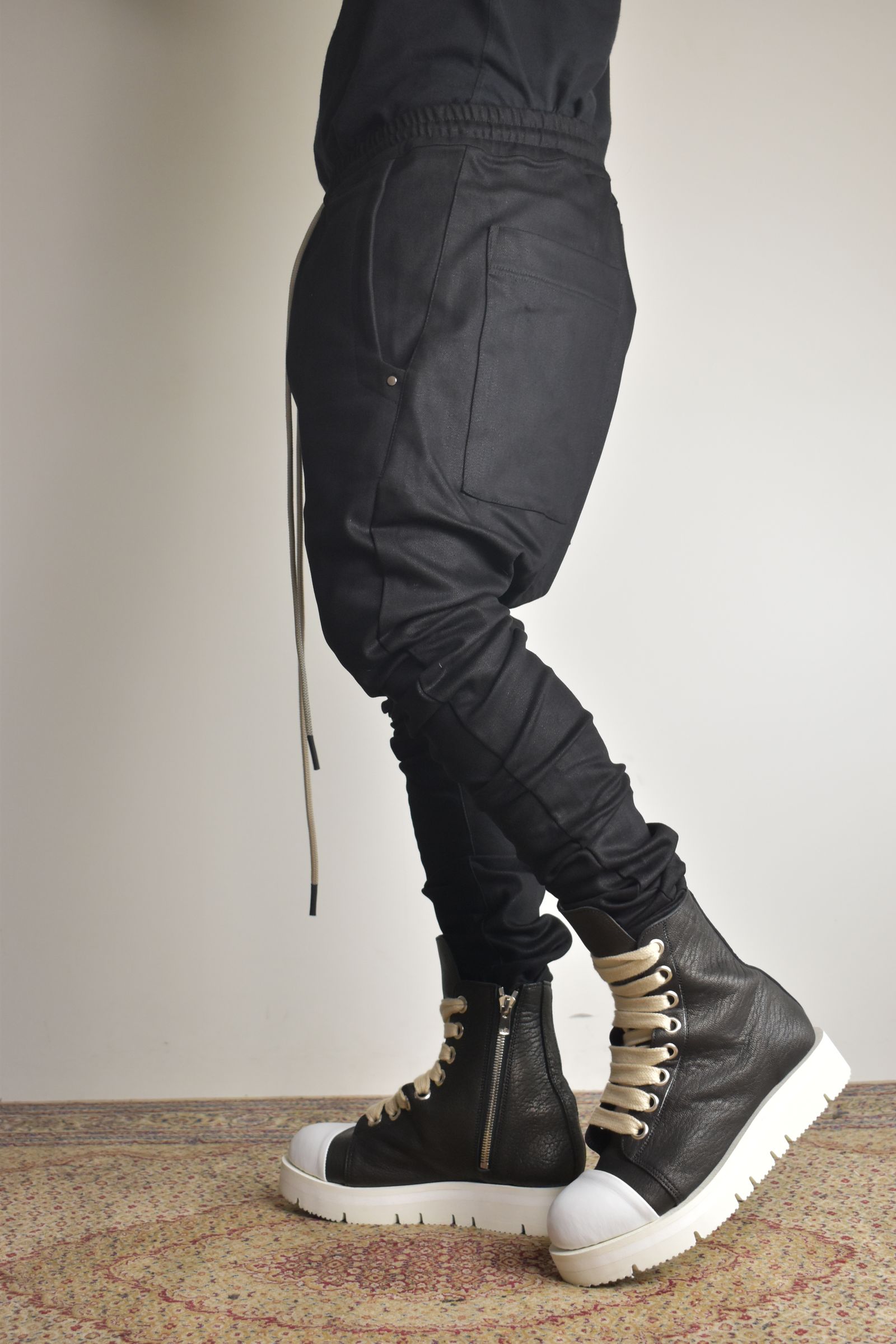 Bonding  Sarouel Skinny Denim"Black" / ボンディングサルエルスキニーデニム"ブラック"