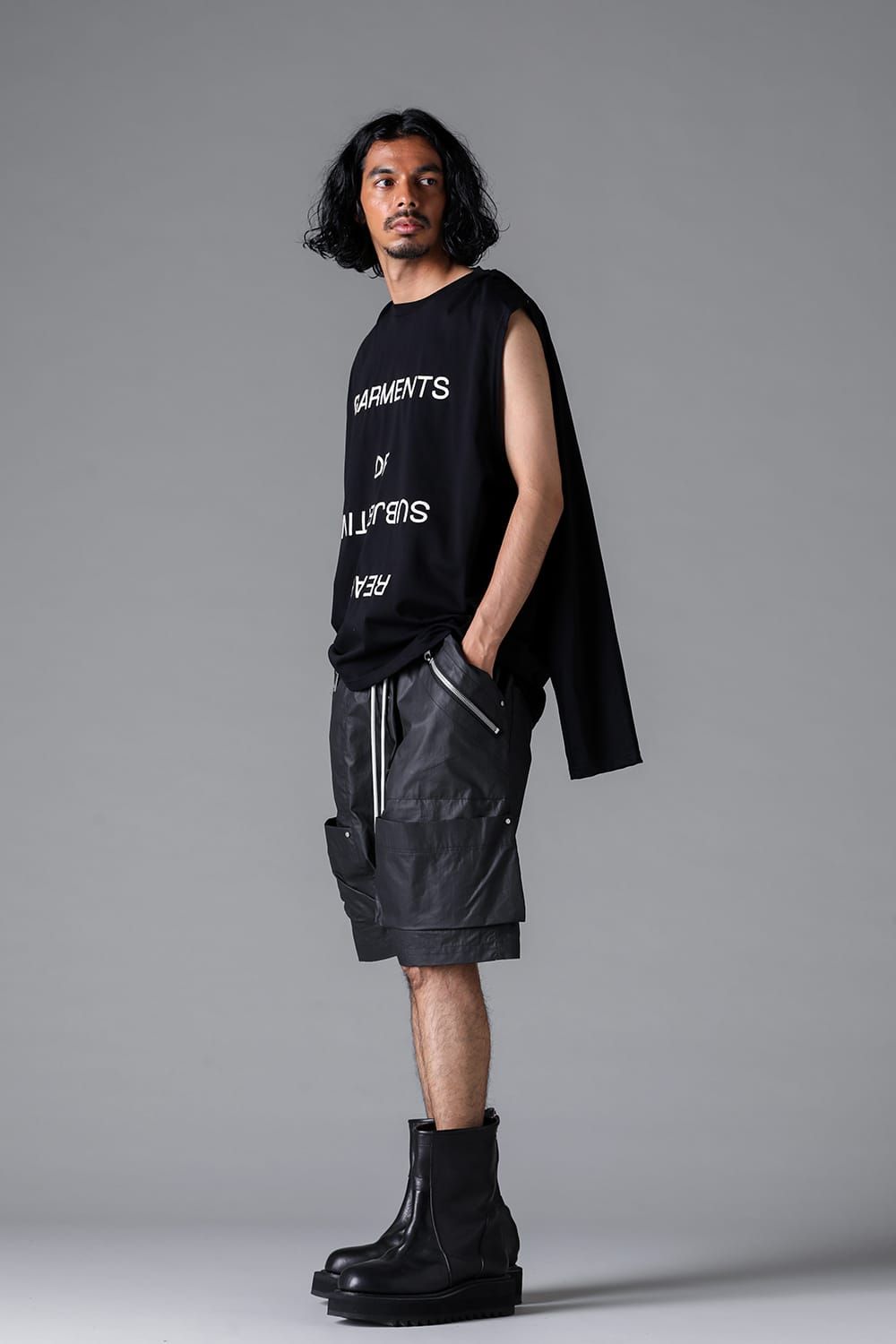 《2026SS先行予約》Coating Cargo Shorts"Black" / コーティングカーゴショーツ"ブラック"