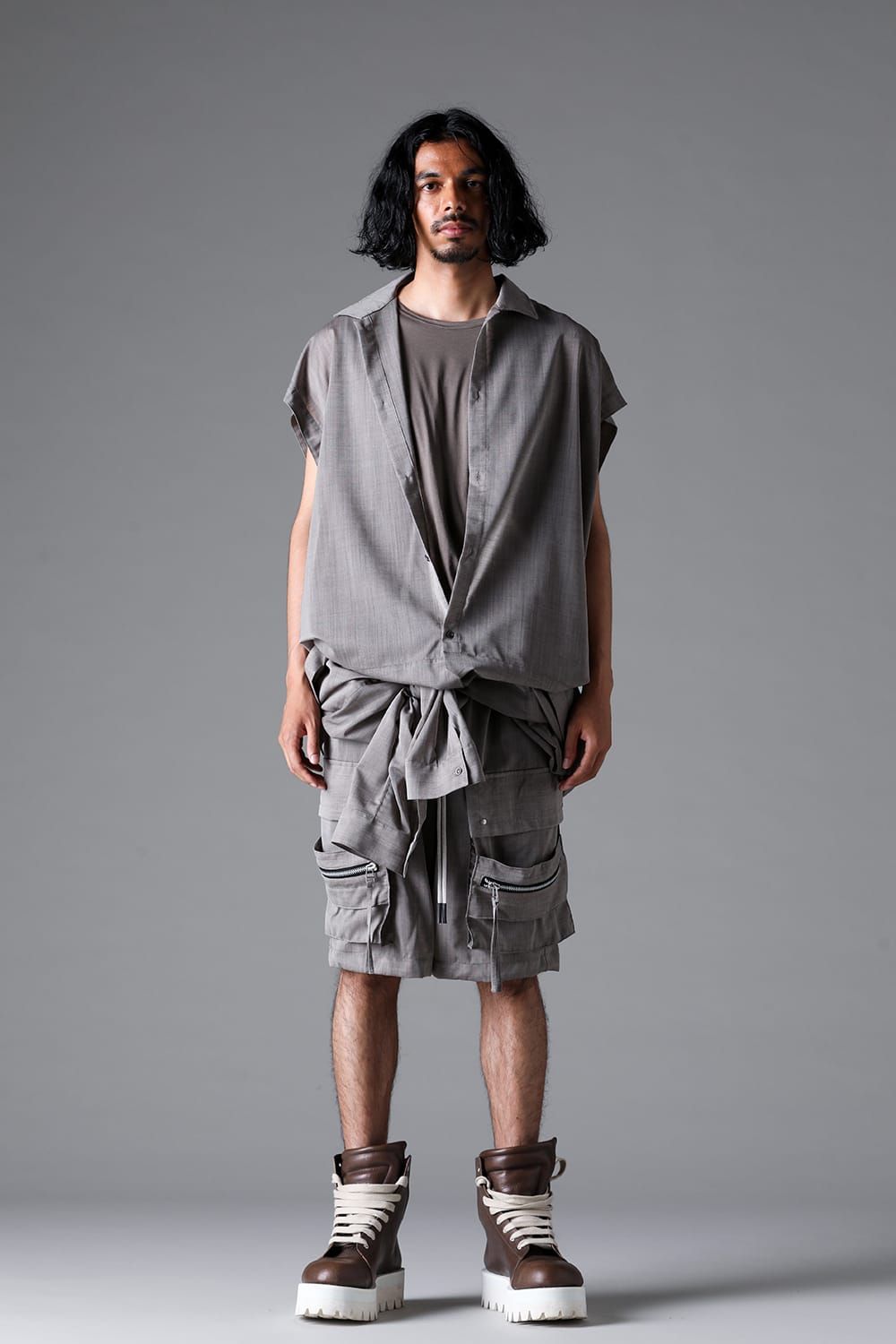 《2026SS先行予約》Cargo Shorts"Black /Stone" / カーゴショーツ"ブラック/ストーン"