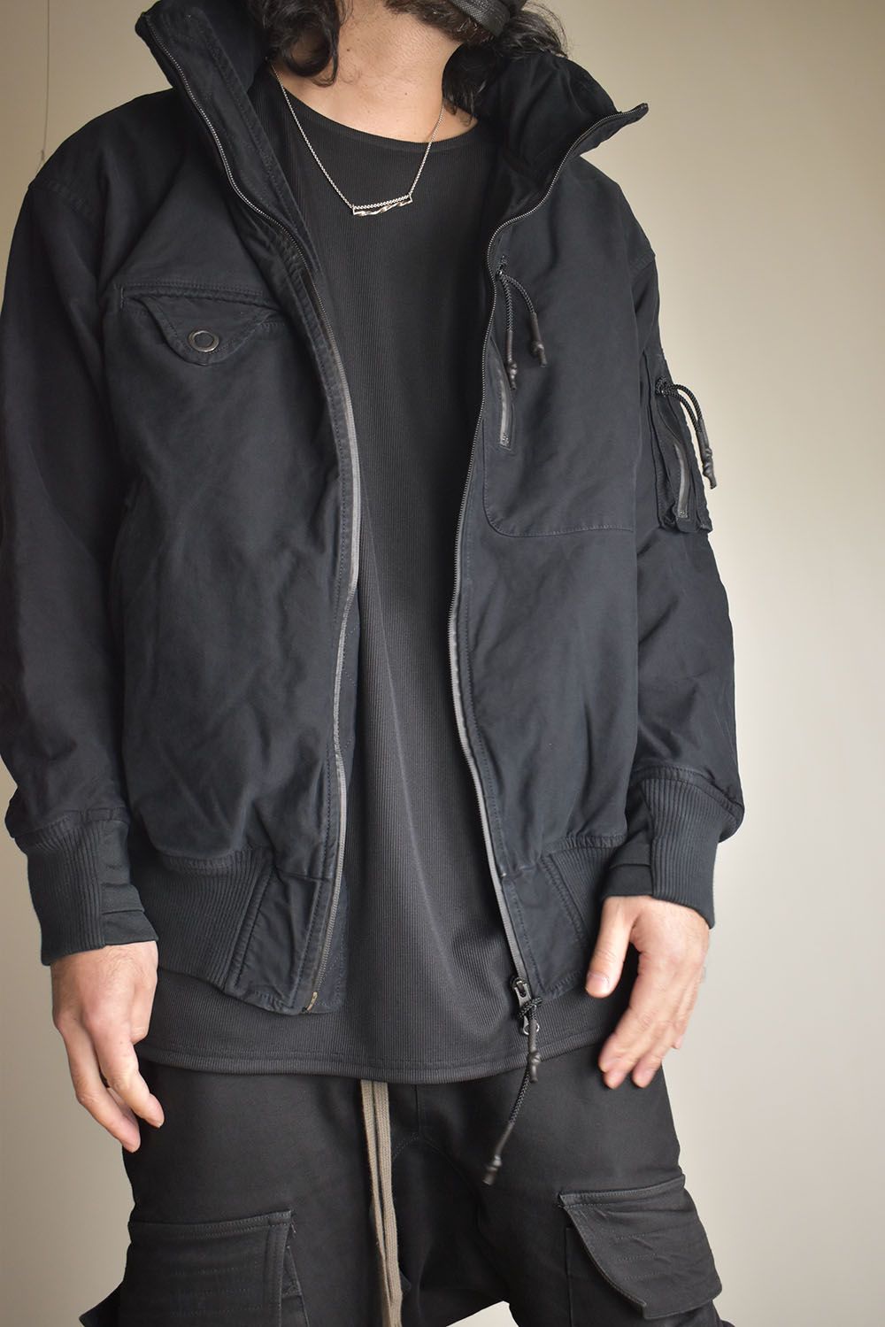 Bomber Jacket"Black" / ボンバージャケット"ブラック"