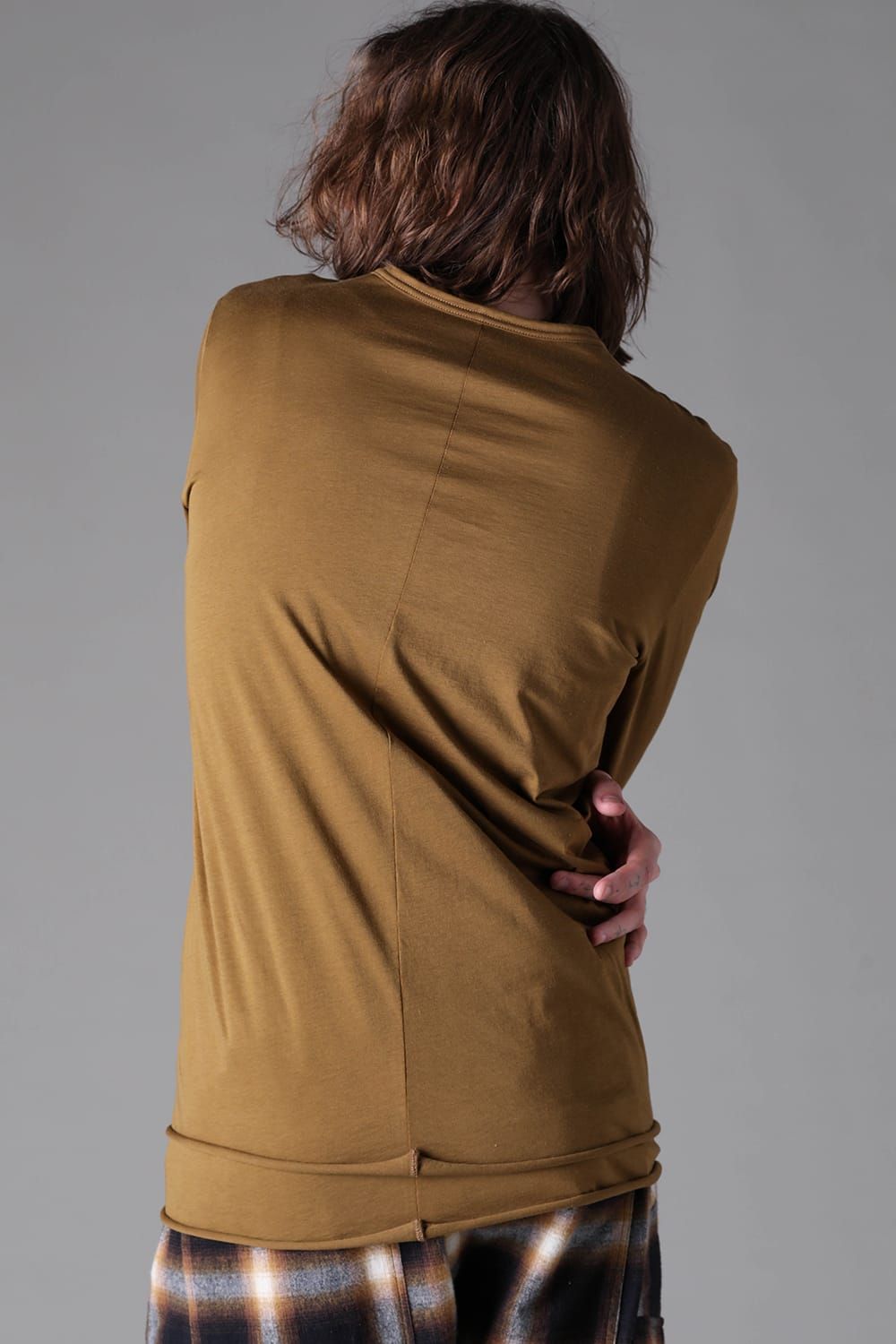 《2026AW先行予約》Layerd Crew Neck Long Sleeve"Black / Mustard yellow /Grey /White" / レイヤードクルーネックロングスリーブ"ブラック/マスタードイエロー/グレー/ホワイト"