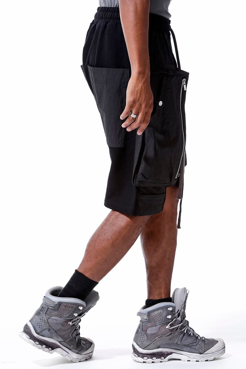 Military Sarouel Shorts"Black"/ミリタリーサルエルショーツ"ブラック"