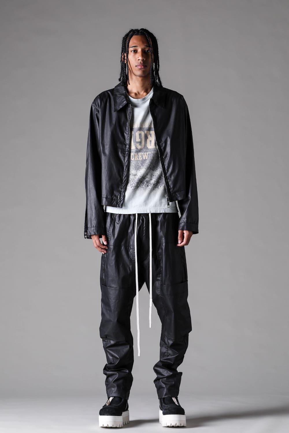 《2027SS先行予約》Short Shirts Blouson "Black / Khaki" / ショートシャツブルゾン"ブラック / カーキ"