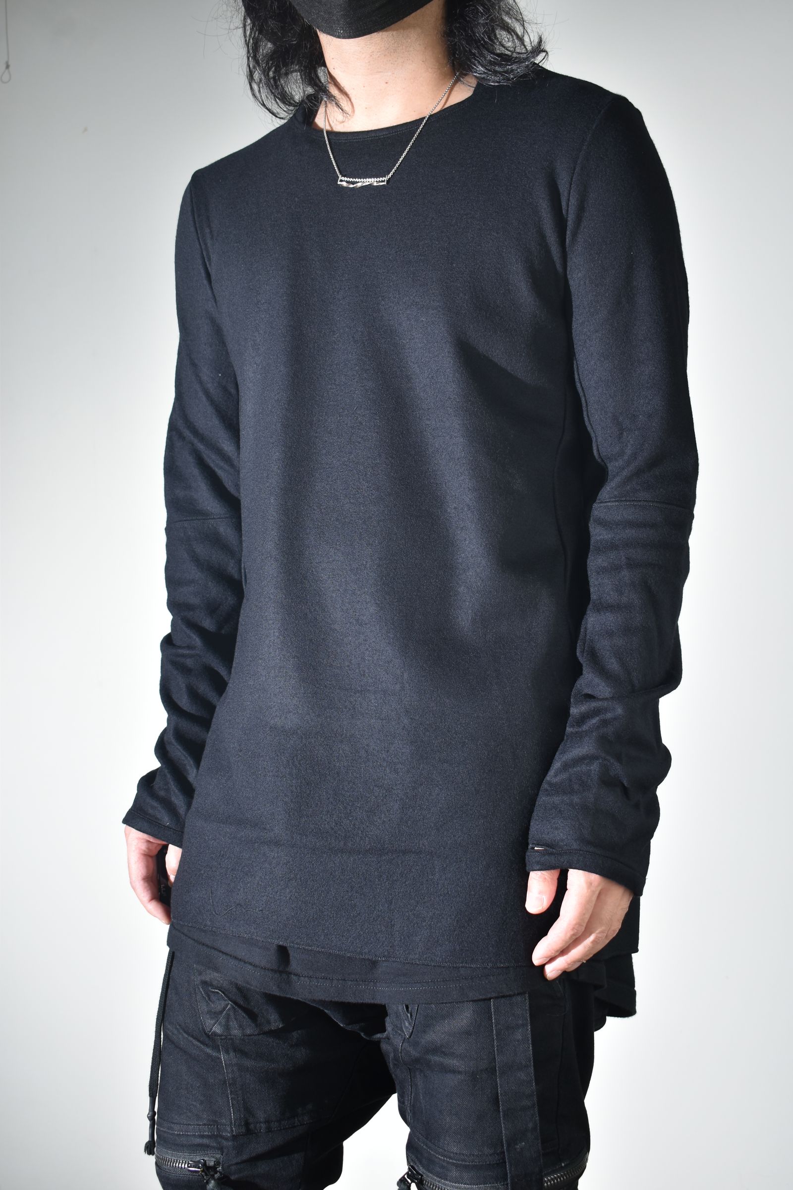 基層 Long Sleeve_01 "Black" / 基層ロングスリーブ"ブラック"
