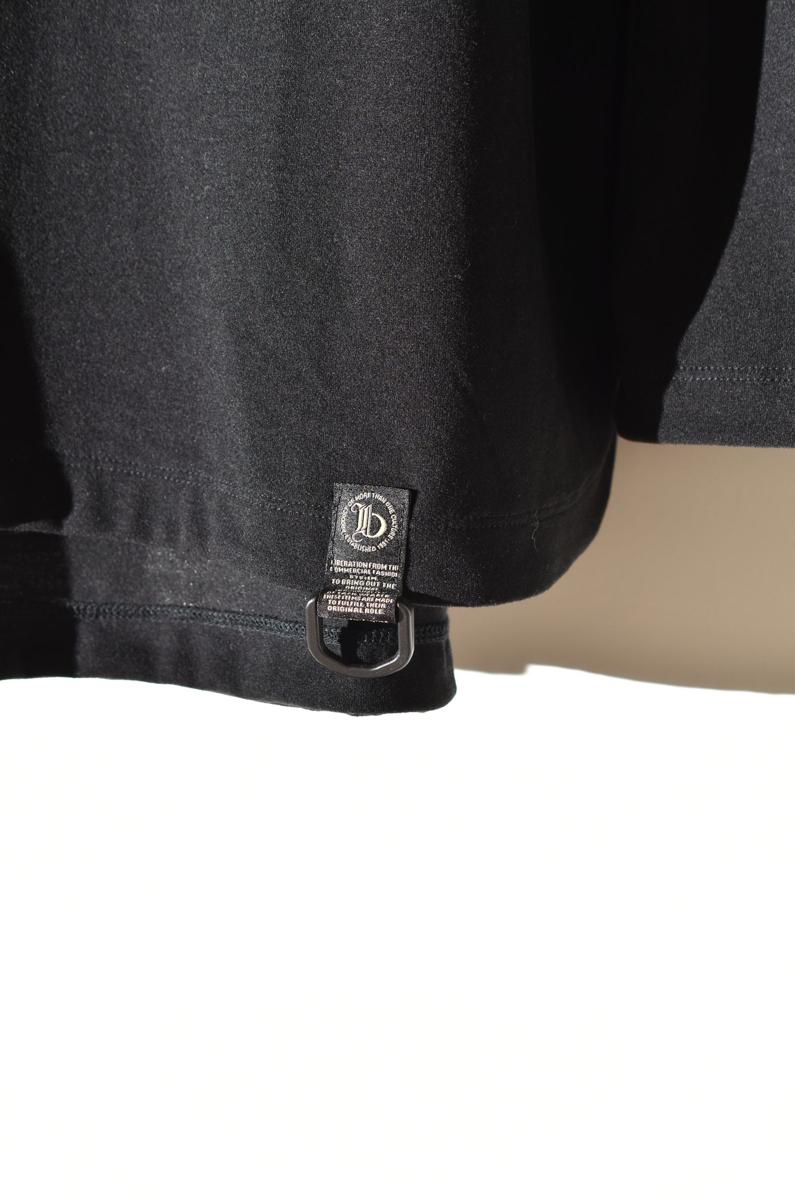 Loose Neck Premier Long Sleeve Tee"Black" /  ルーズネックプレミアロングスリーブTee"ブラック"