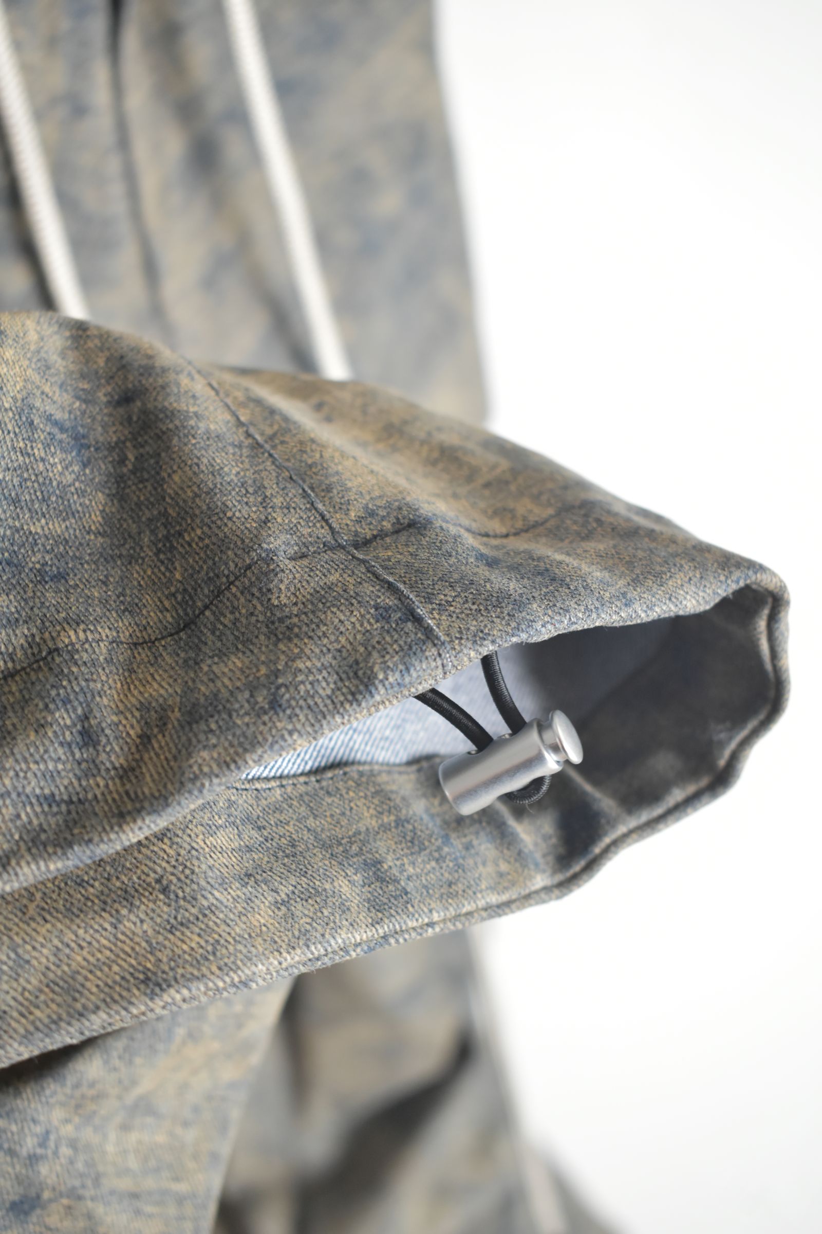 Blended Shades Denim Tuck Bootscut Pants"Steel Blue"/ ブレンデッドシェイドデニムタックブーツカットパンツ"スティールブルー"