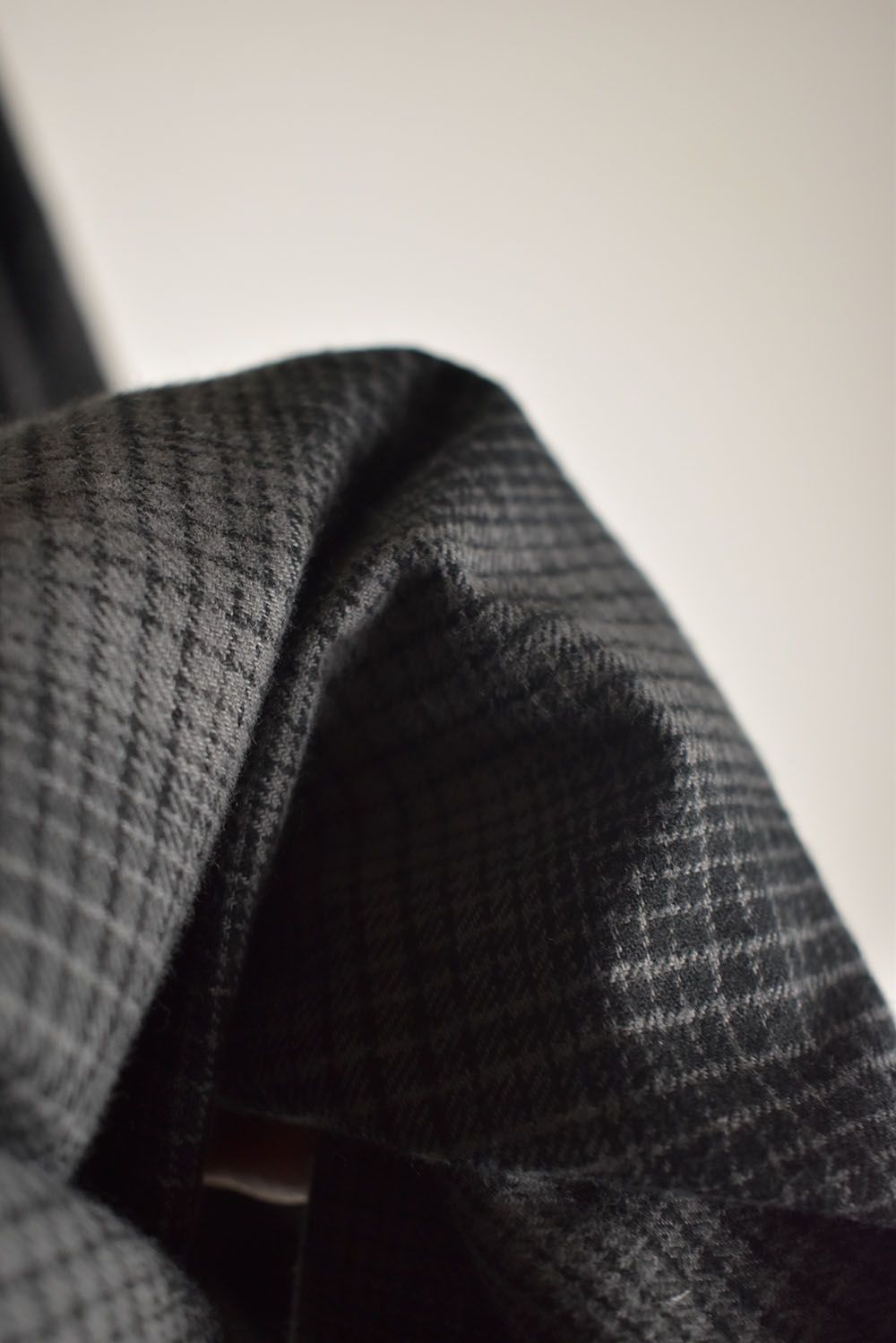 Over Sized Check Shirts"Grey" / オーバーサイズドチェックシャツ"グレー"