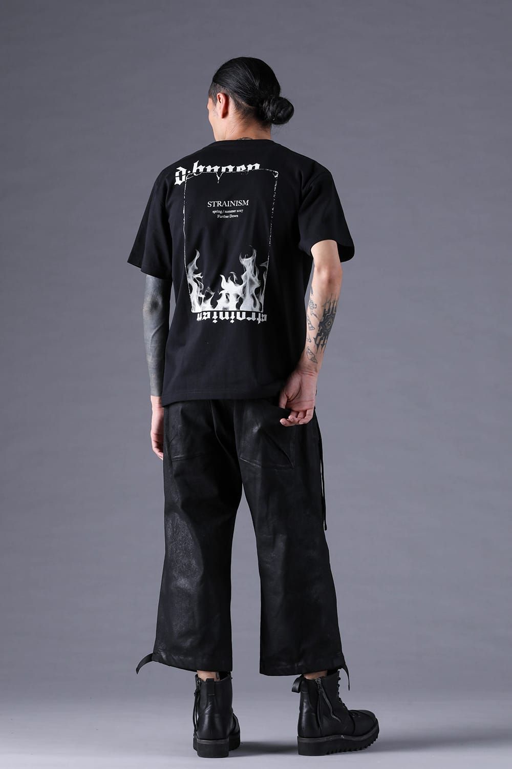 《2027SS先行予約分》Printed T-Shirt -FIRE- "Black" / プリントTee-Fire-"ブラック"