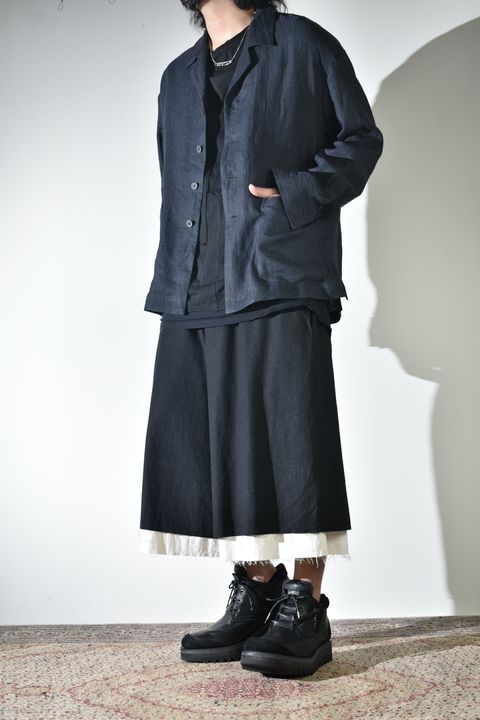 ラフな着方もあり