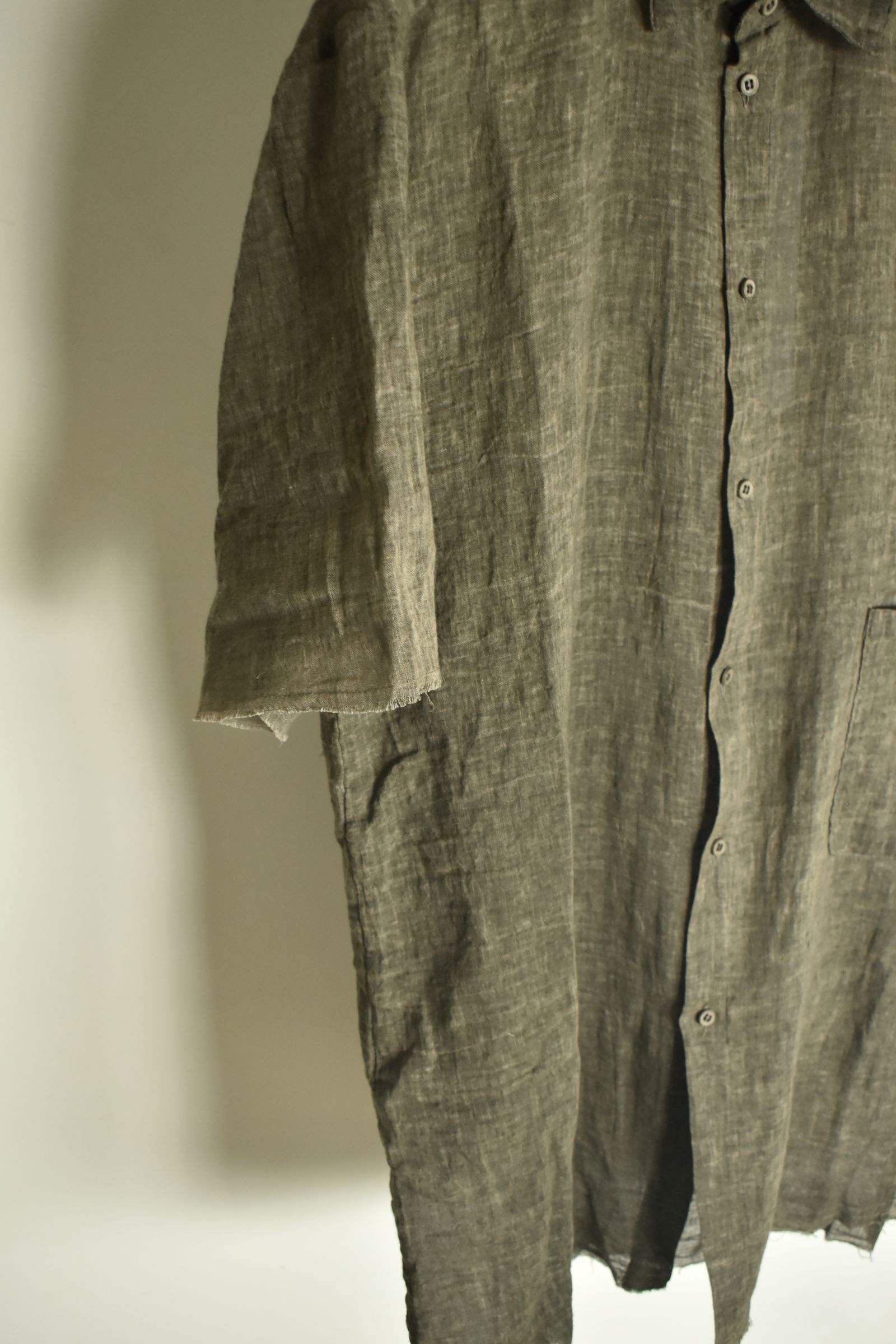 Short Sleeve Shirts"Charcoal Brown" / ショートスリーブシャツ"チャコールブラウン"
