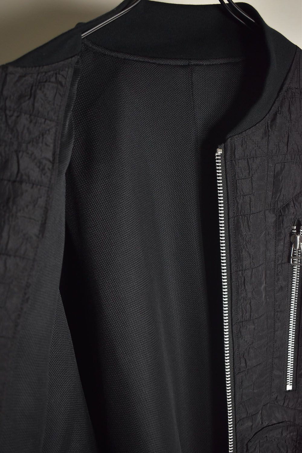 Geometry Jumbo MA-1 Blouson"Black" / ジオメトリージャンボMA-1ブルゾン"ブラック"