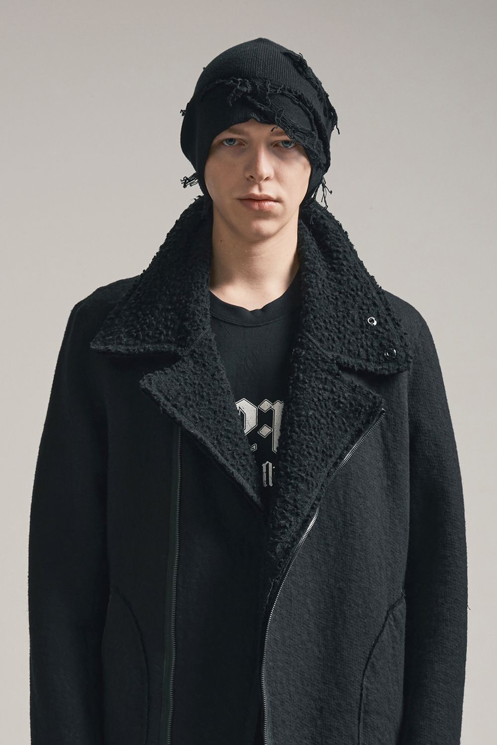 Dread Boa Zip Up Jacket"Black" / ドレッドボアジップアップジャケット"ブラック"