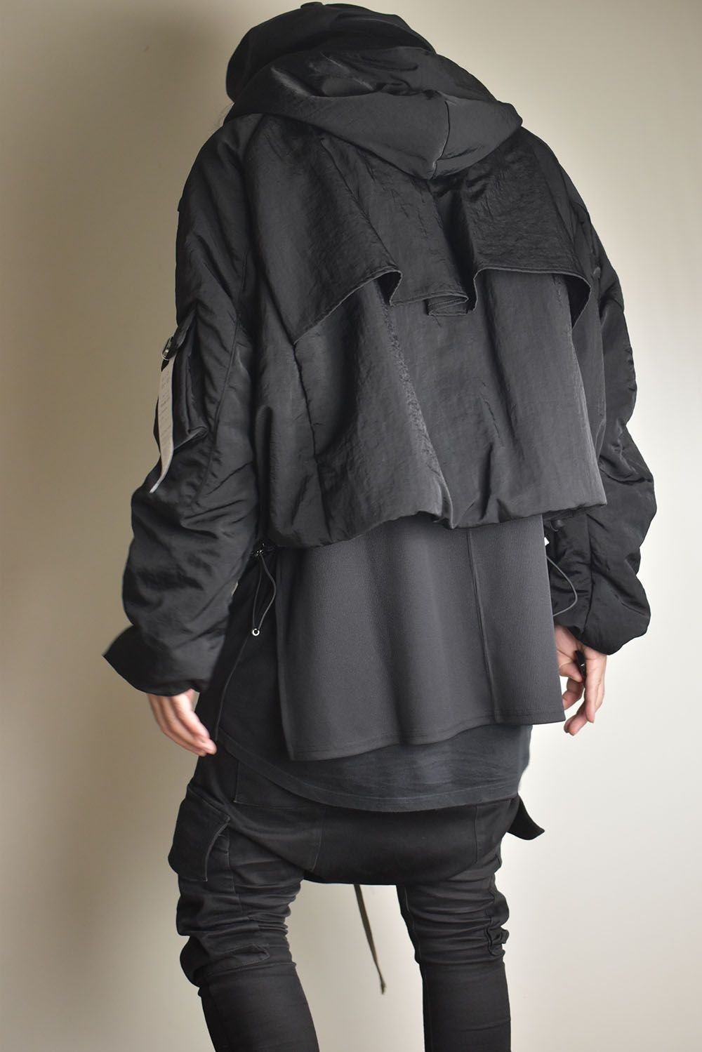 Padding Short Blouson"Black" / パディングショートブルゾン"ブラック"