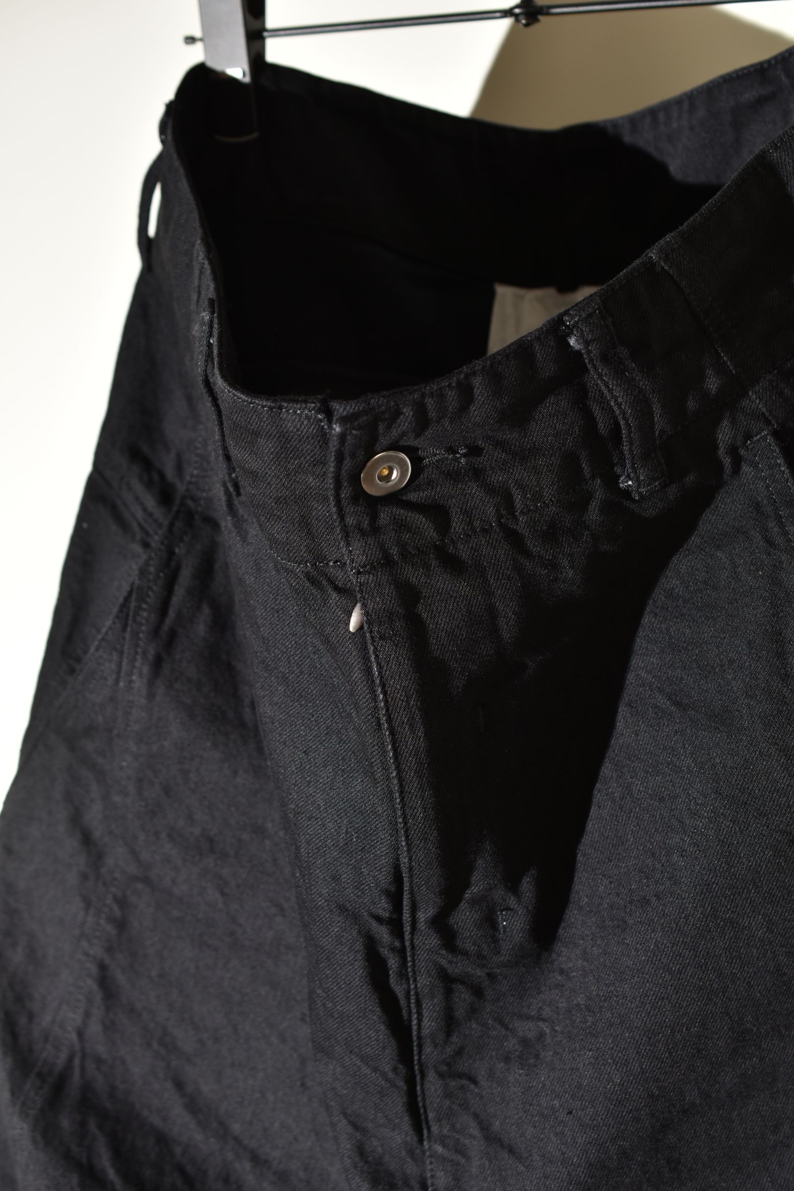 Sarrouel Denim Pants "Black" / サルエルデニムパンツ "ブラック"