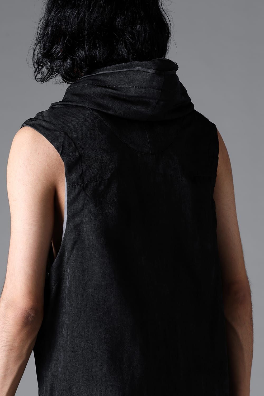 《2026SS先行予約》Zip Vest"Black / Uneven D.Grey / Uneven Grey" / ジップベスト"ブラック/アンイーブンダークグレー/アンイーブングレー"