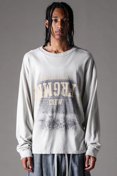《2027SS先行予約》AFRGMNT Long Sleeve "Burnt Black / Ecru / Smoky Indigo / Ash Mint " / AFRGMNT ロングスリーブ"バーントブラック / エクリュ /スモーキーインディゴ /アッシュミント"