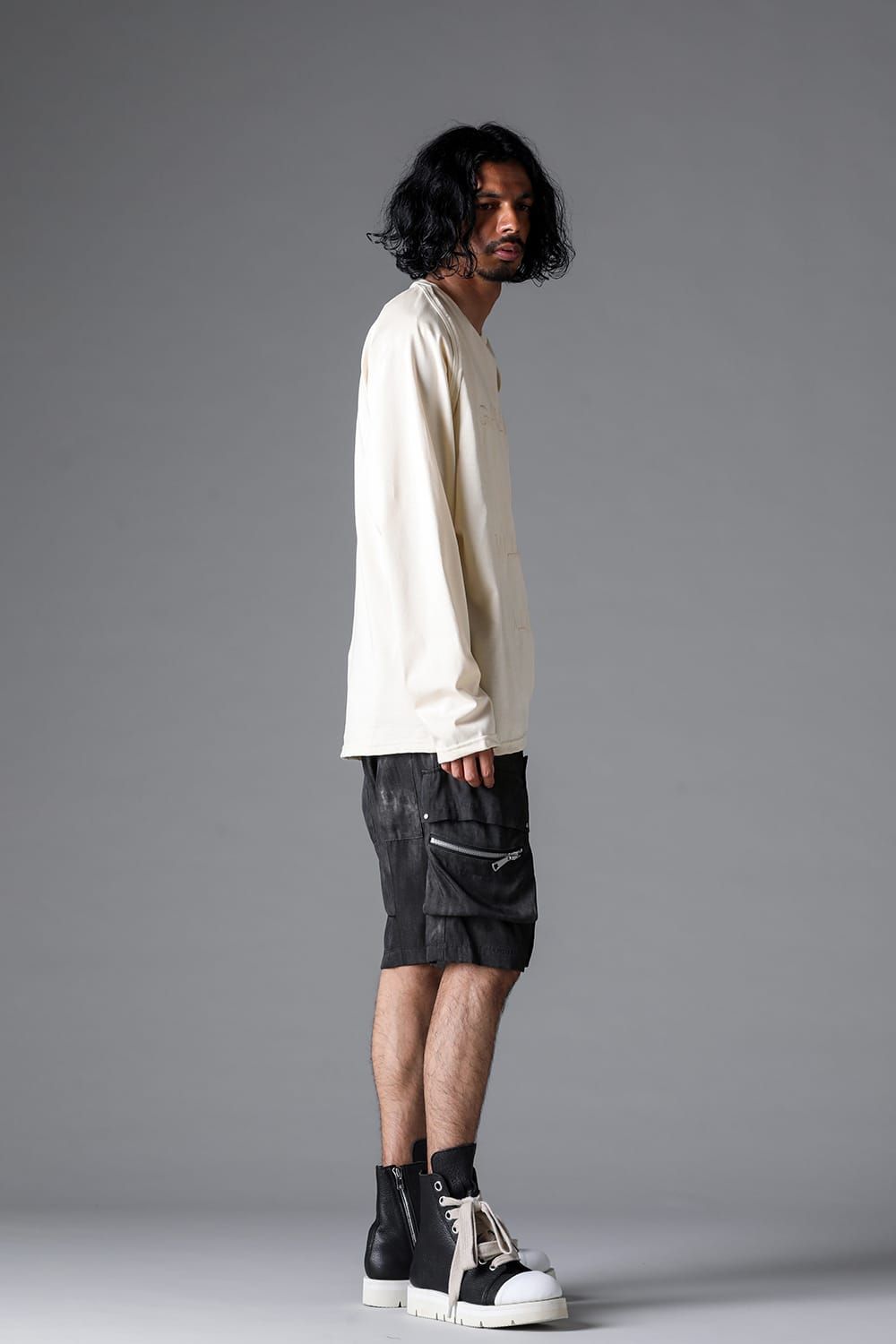 《2026SS先行予約》Shiva Long Sleeve Tee "Black / Cream" /シヴァロングスリーブTee"ブラック/クリーム"