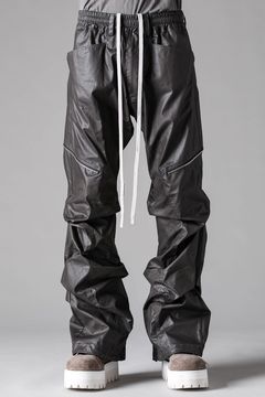 《2027SS先行予約》Side Zip Tuck Baggy Pants"Black / Khaki" / サイドジップタックバギーパンツ"ブラック / カーキ"