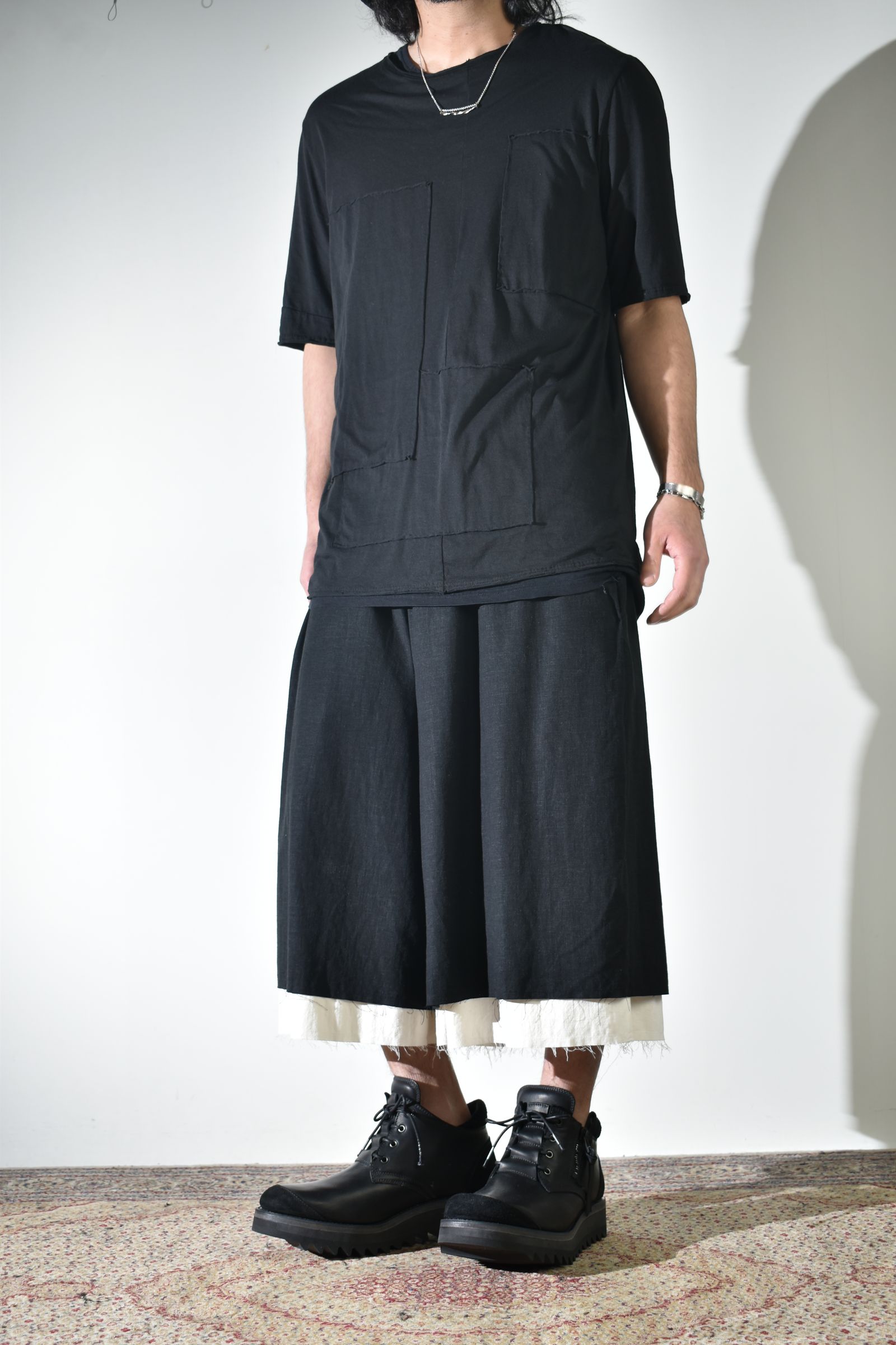 ラフな着方もあり