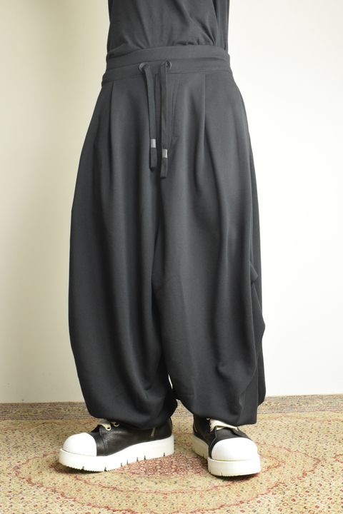 Sarouel Wide Sweat Pants"Black" / サルエルワイドスウェットパンツ"ブラック"