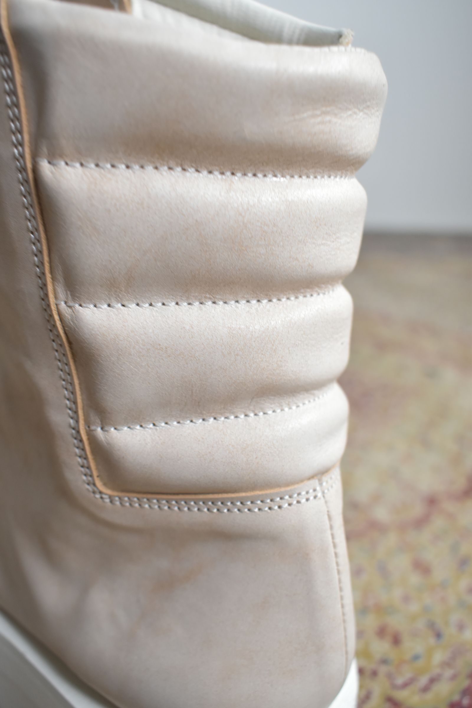 Sneaker Boots"Ash Pink×White" / スニーカーブーツ"アッシュピンク×ホワイト"