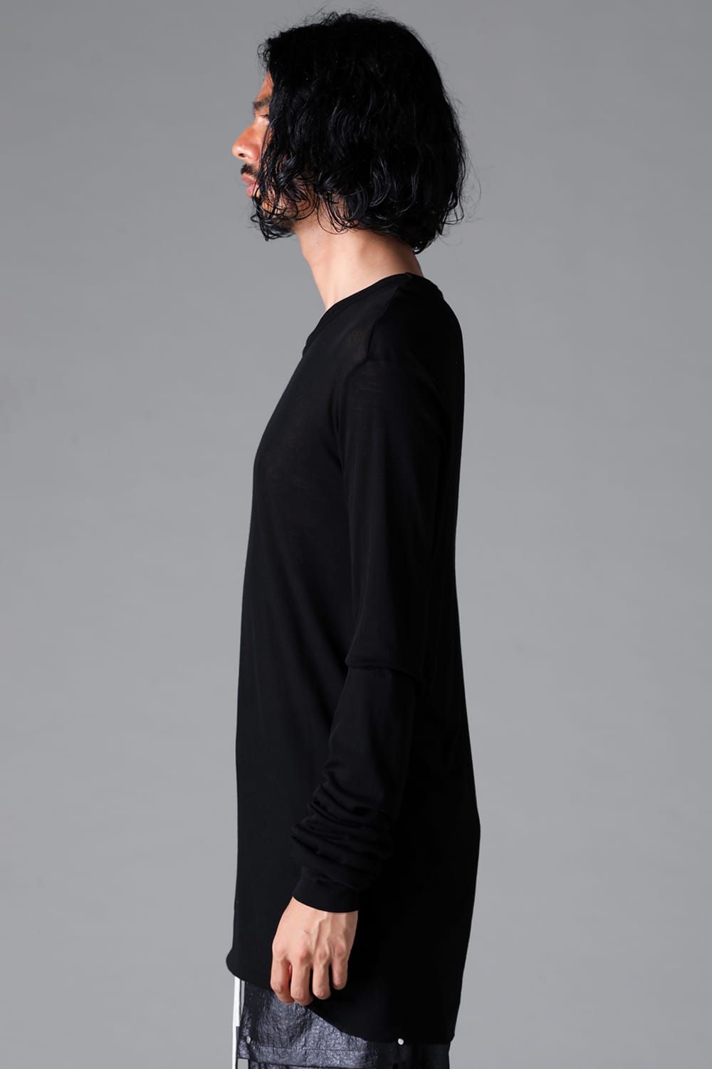 《2026SS先行予約》Gauze Jersey Long Sleeve"Black / Cream /White /Stone /Brown" / ガーゼジャージーロングスリーブ"ブラック/クリーム/ホワイト/ストーン/ブラウン"