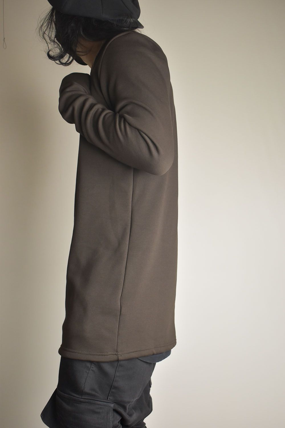 Bomber Heat Crew Neck Top"D.Grey" / ボンバーヒートクルーネックトップ"ダークグレー"