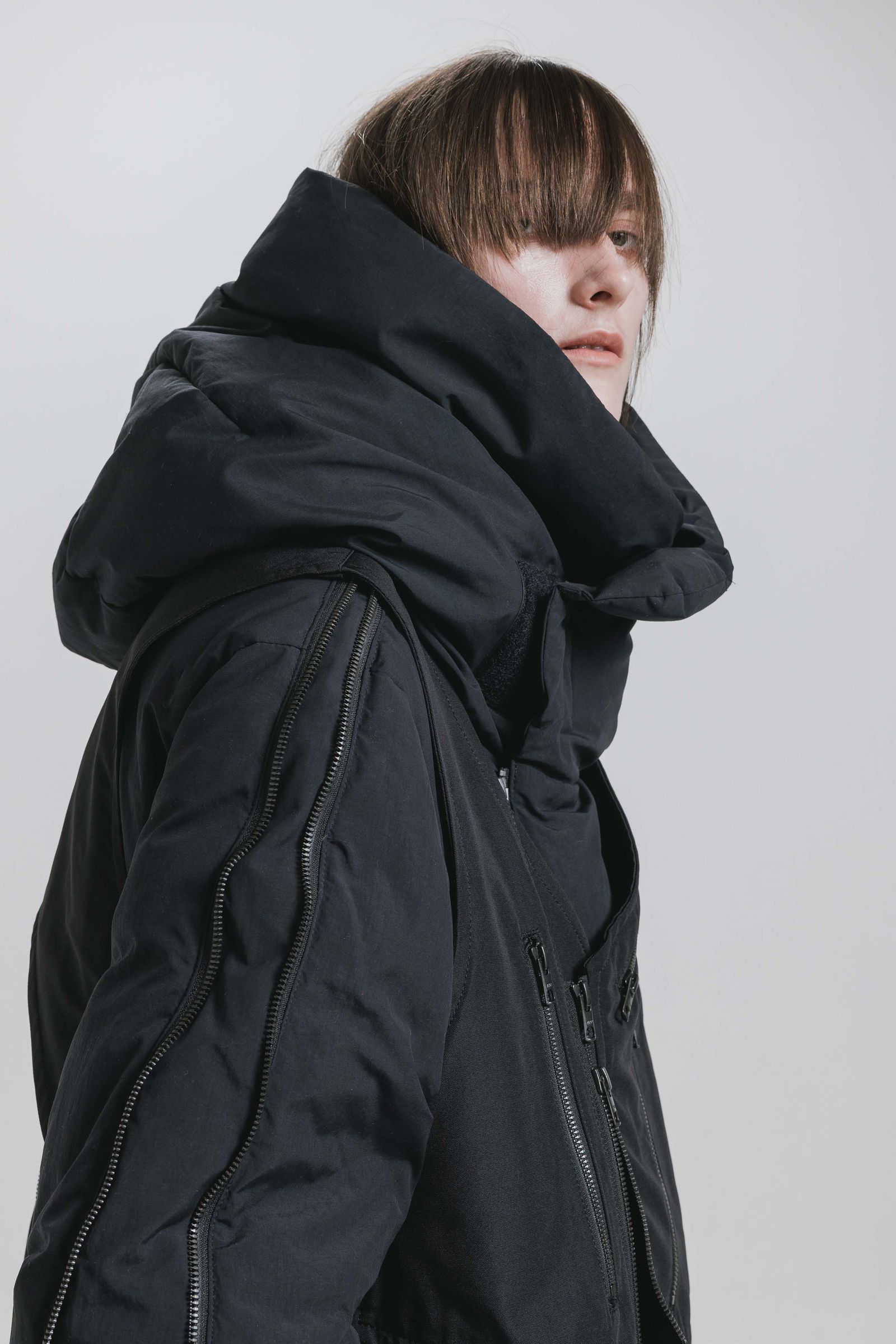 Multi Zip Down Parka Jacket (with Vest)"Black" / マルチジップダウンパーカージャケット(ベスト付き)"ブラック"