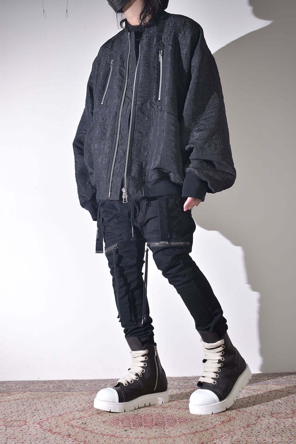 汎用性の高いMA-1とモヘアニット