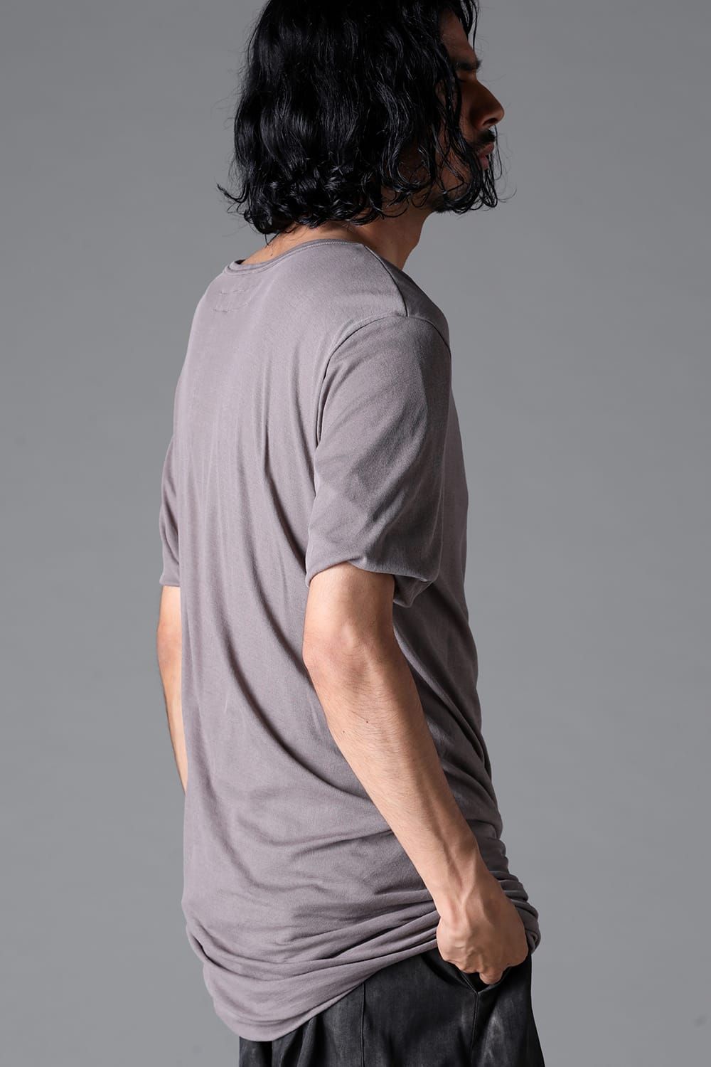 《2026SS先行予約》Twist Layered Tee"Black / Cream /White /Stone /Brown" / ツイストレイヤードTee"ブラック/クリーム/ホワイト/ストーン/ブラウン"