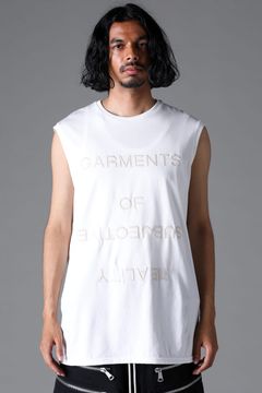 《2026SS先行予約》Tank Top"Black /White /Stone /Grey" /タンクトップ"ブラック/ホワイト/ストーン/グレー"