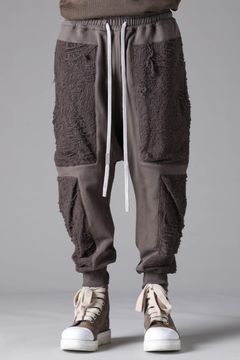 《2026AW先行予約》Paneld Sarrouel Easy Pants"Black / Khaki" / パネルサルエルイージーパンツ"ブラック/カーキ"