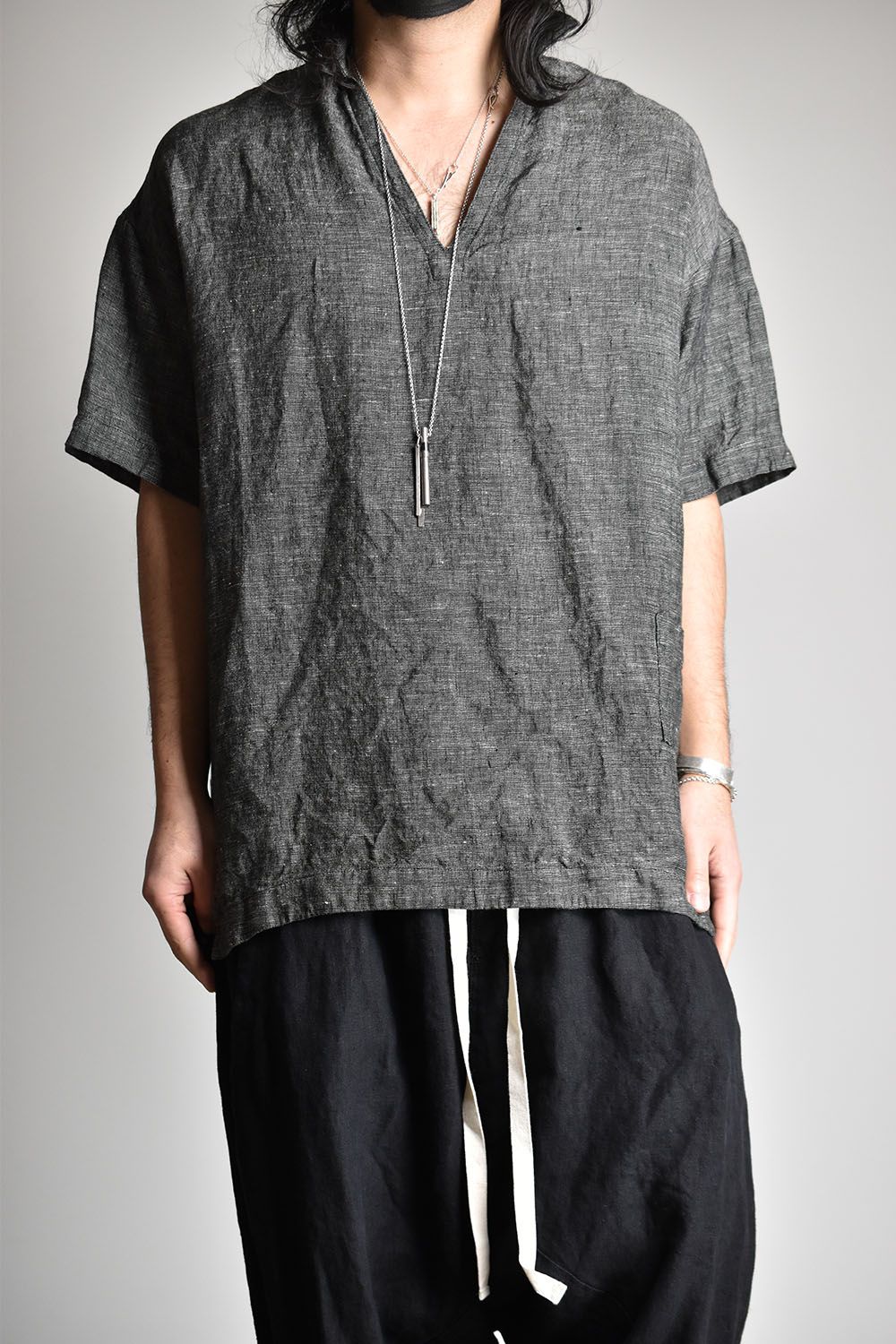 Dobby Half Sleeve Pullover Shirts/ドビーハーフスリーブプルオーバーシャツ