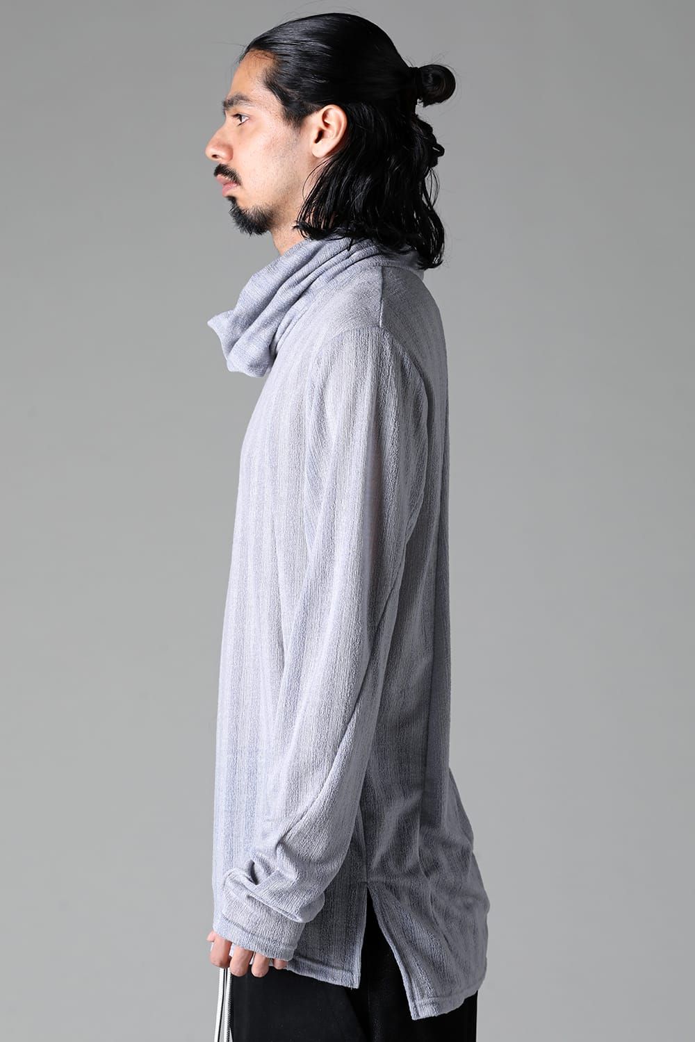 《2025AW先行予約》High Neck Top"Black / Khaki /Grey /D.Grey" / ハイネックトップ"ブラック/カーキ/グレー/ダークグレー"