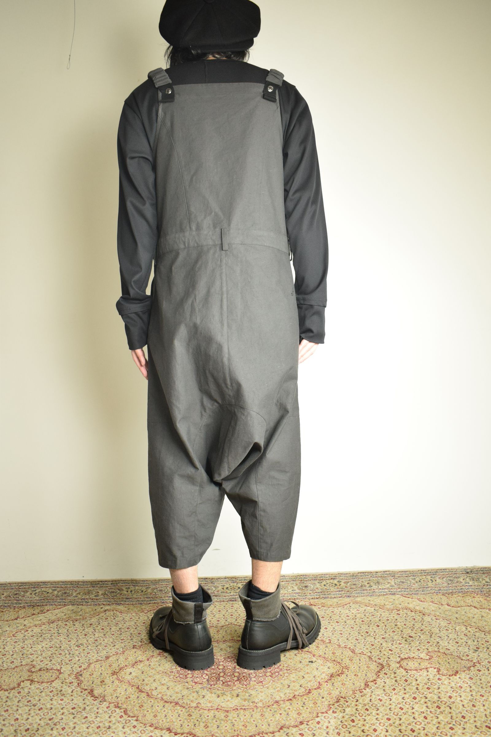 Deep Crotch Over All"Charcoal" / ディープクロッチオーバーオール"チャコール"