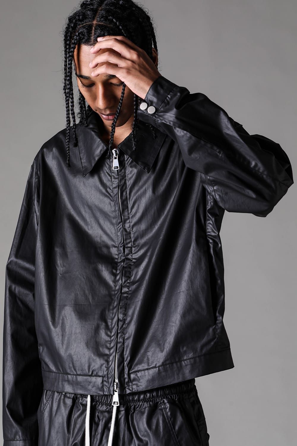 《2027SS先行予約》Short Shirts Blouson "Black / Khaki" / ショートシャツブルゾン"ブラック / カーキ"