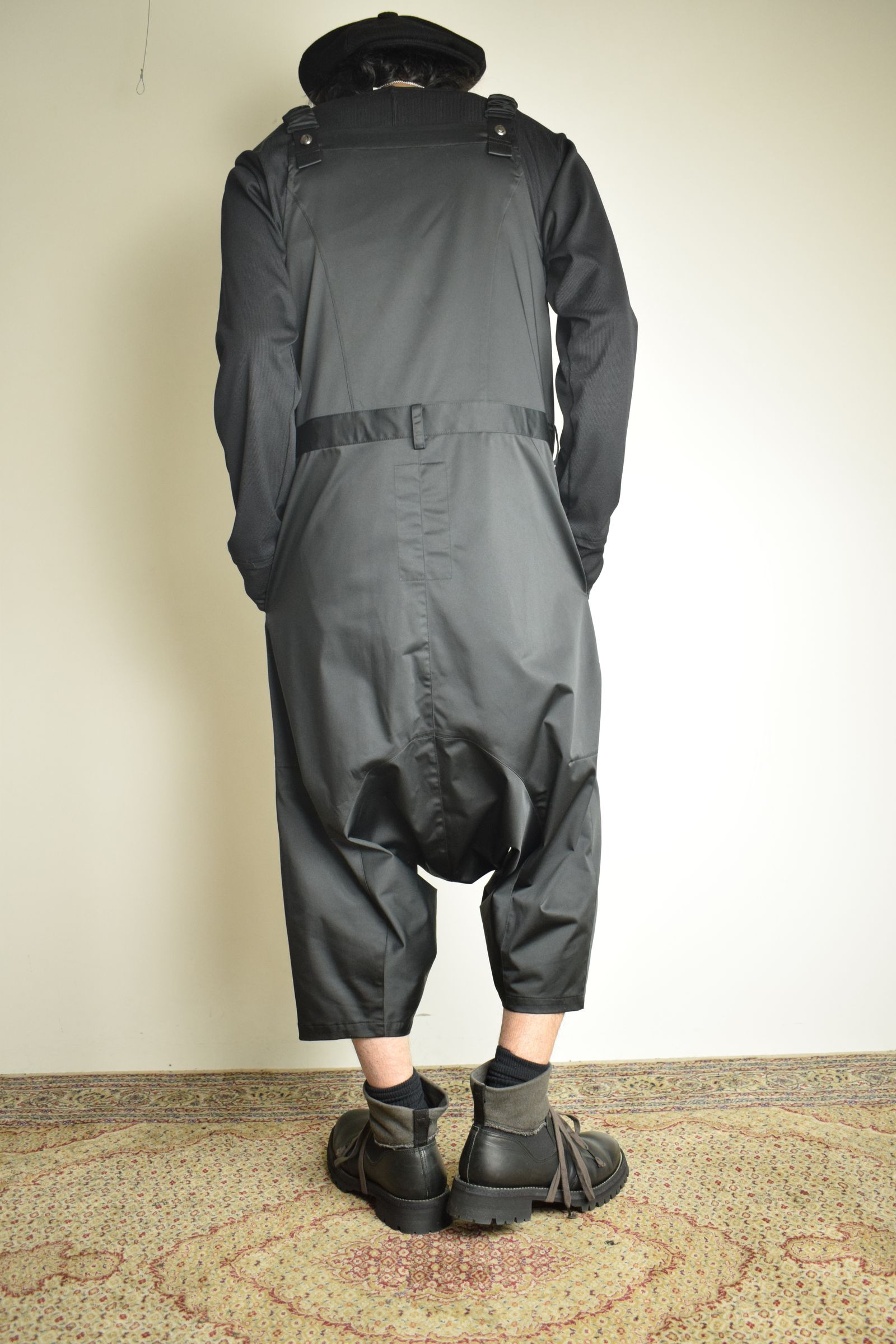 Deep Crotch Over All"Black" / ディープクロッチオーバーオール"ブラック"