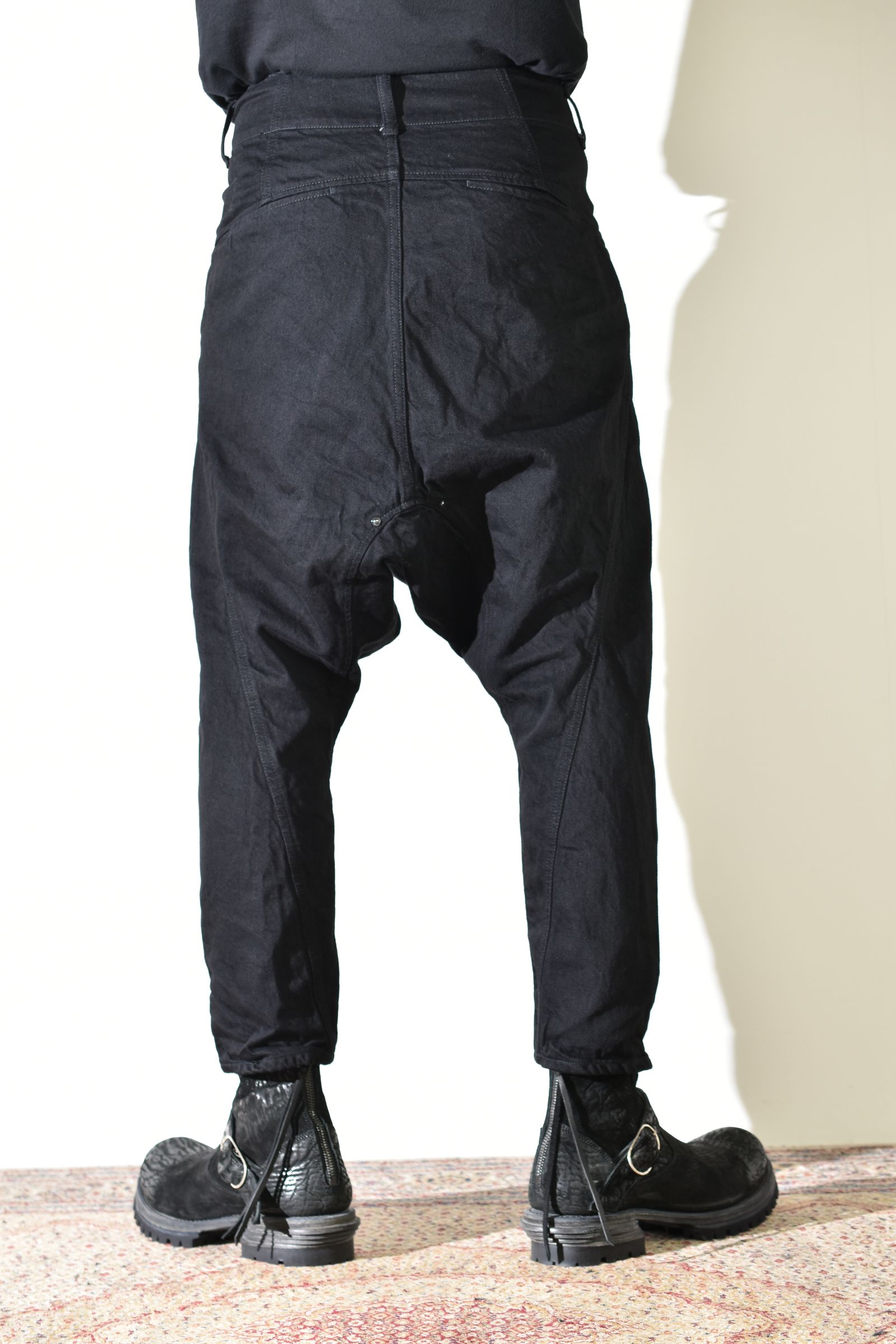 Sarrouel Denim Pants "Black" / サルエルデニムパンツ "ブラック"