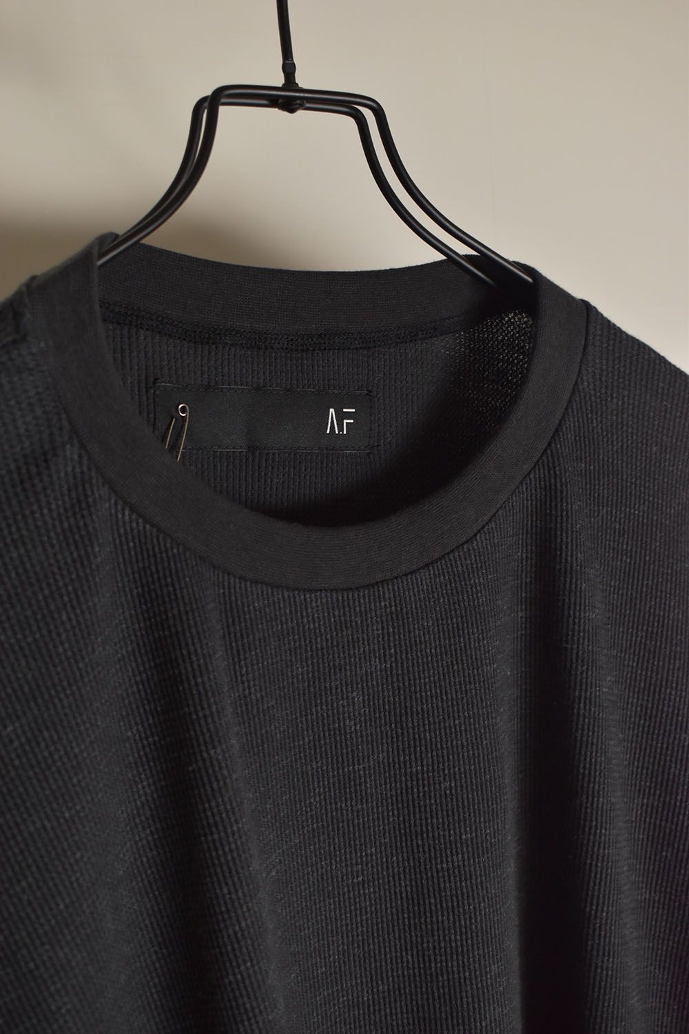 Waffle Dolman Tee"Charcoal" / ワッフルドルマンTee"チャコール"