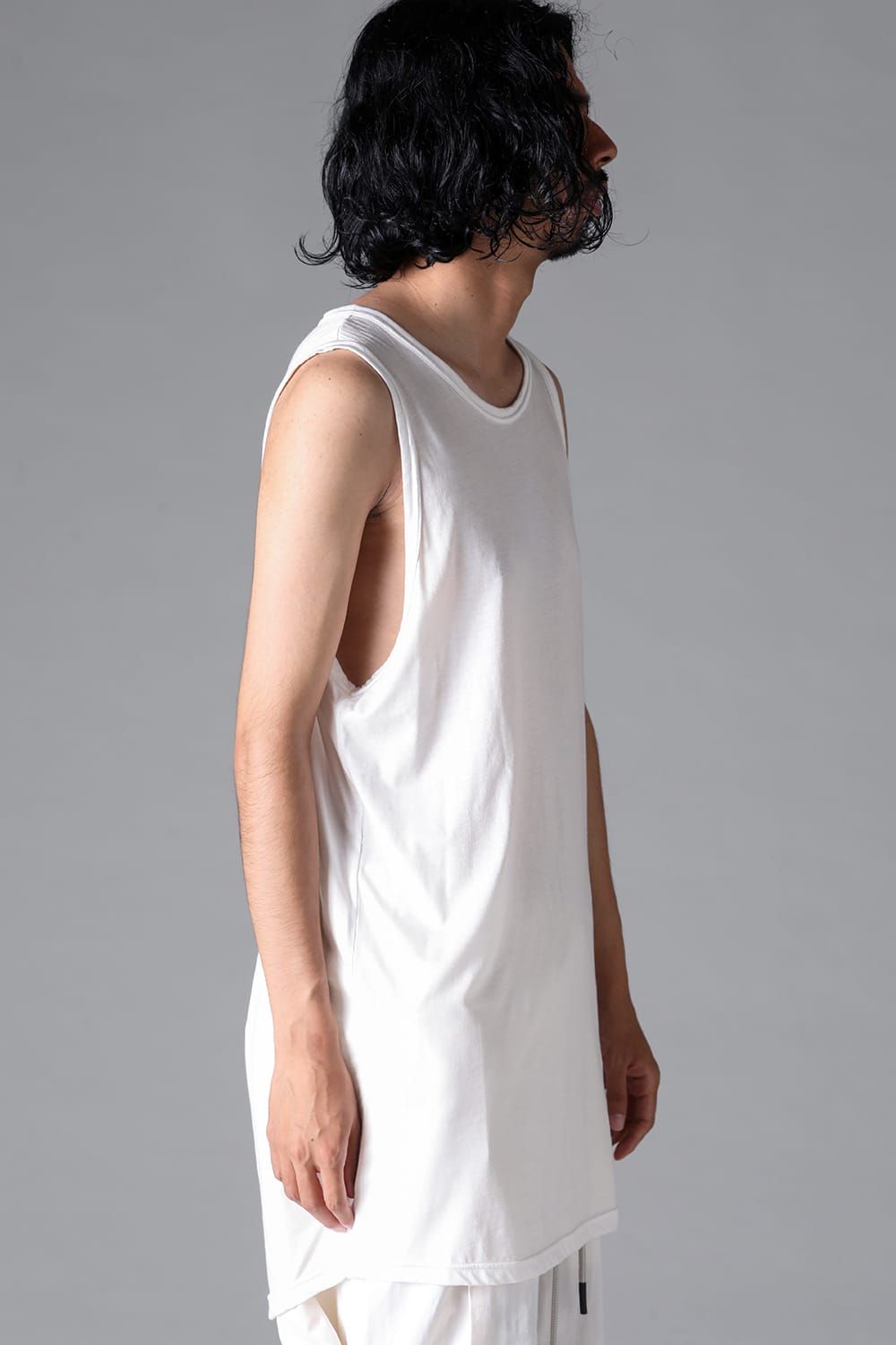 《2026SS先行予約》Long Tank Top"Black / Ivory /Greige / Grey / Stone "/ ロングタンクトップ"ブラック/アイボリー/グレージュ/グレー/ストーン"