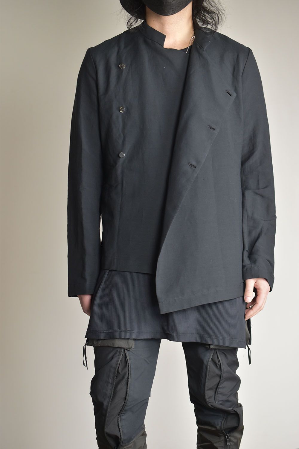 Asymmetry Jacket"Black"/アシンメトリージャケット"ブラック"