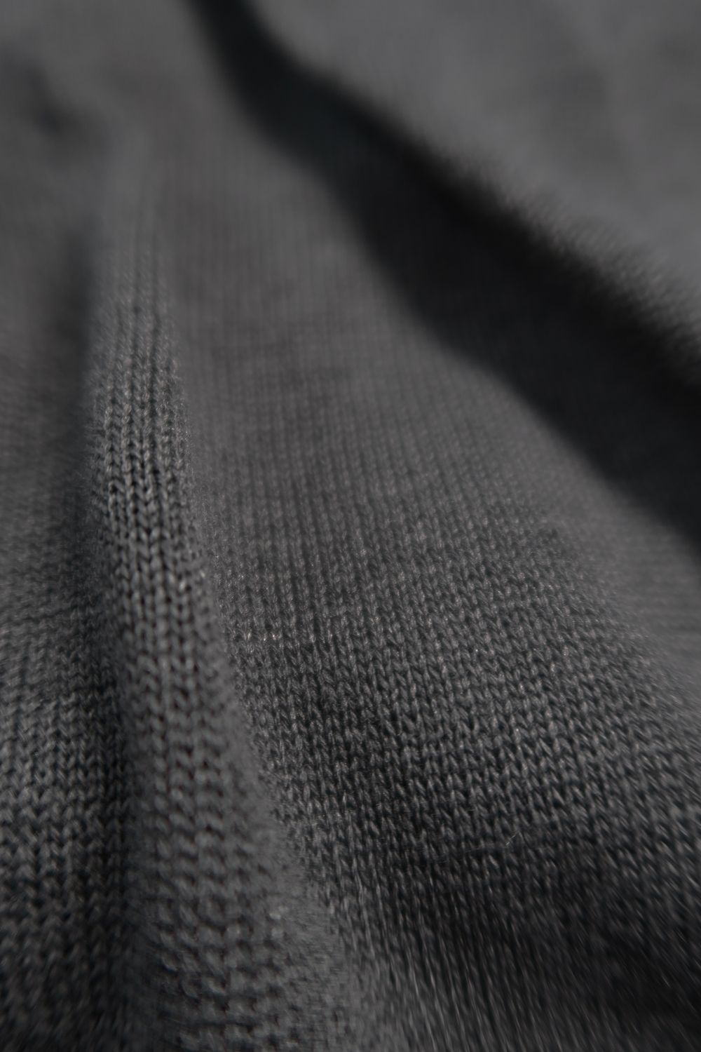 Imitation Linen Cotton Layerd Long Sleeve Tee"Black" / イミテーションリネンコットンレイヤードロングスリーブTee"ブラック"