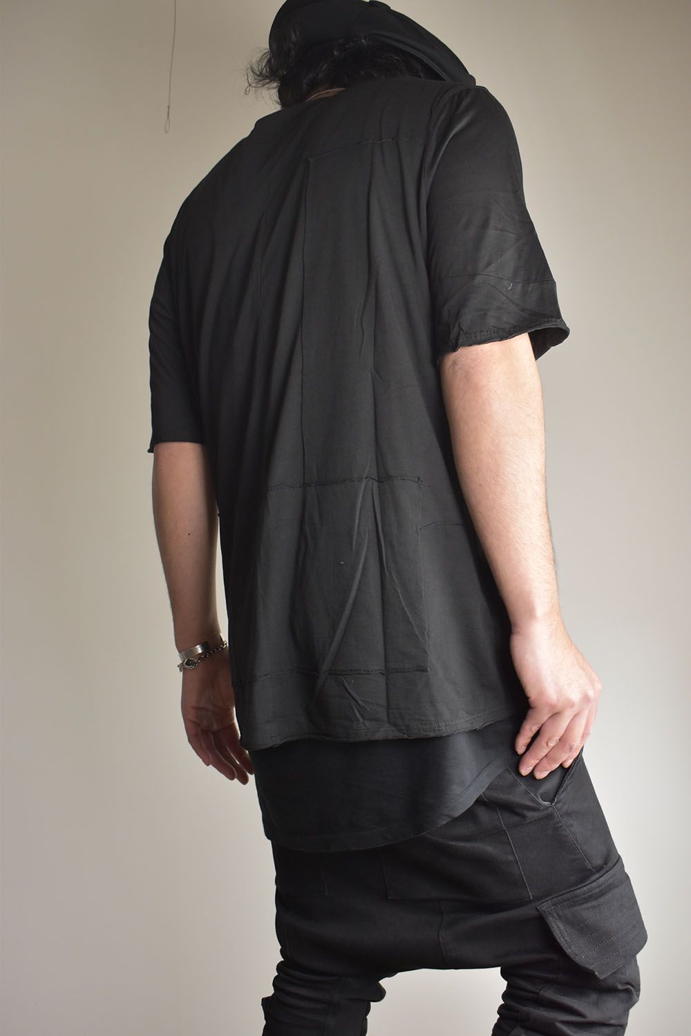 Patchwork Over Tee"Black" / パッチワークオーバーTee"ブラック"