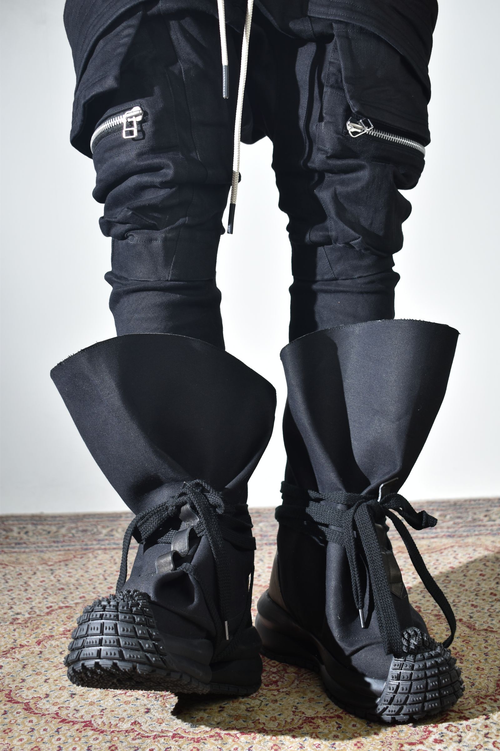 Magarimono collabo Sack Boots"Black" / MAGARIMONO コラボ サックブーツ"ブラック"
