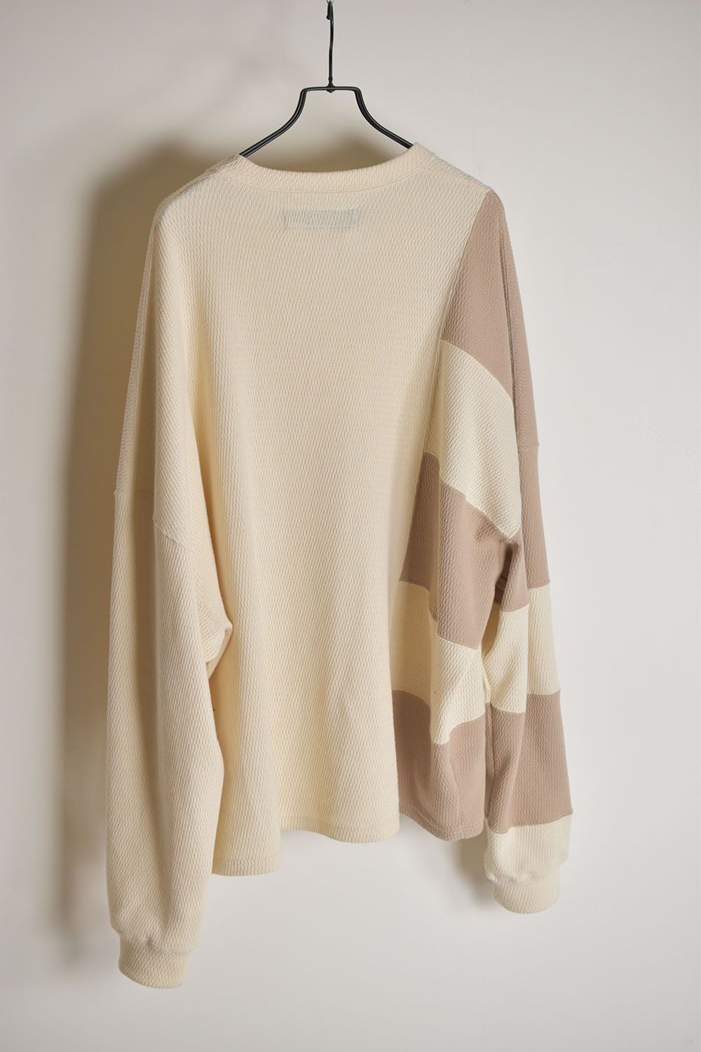 Switching Top"Ivory×Beige"/スウィッチングトップ"アイボリー×ベージュ"