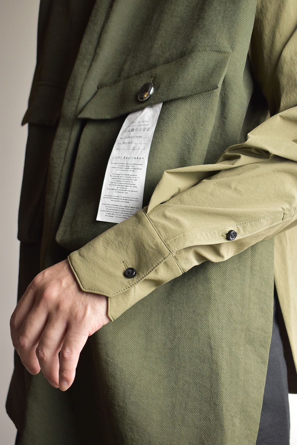 Shirts Jacket"Moss Green"/シャツジャケット"モスグリーン"